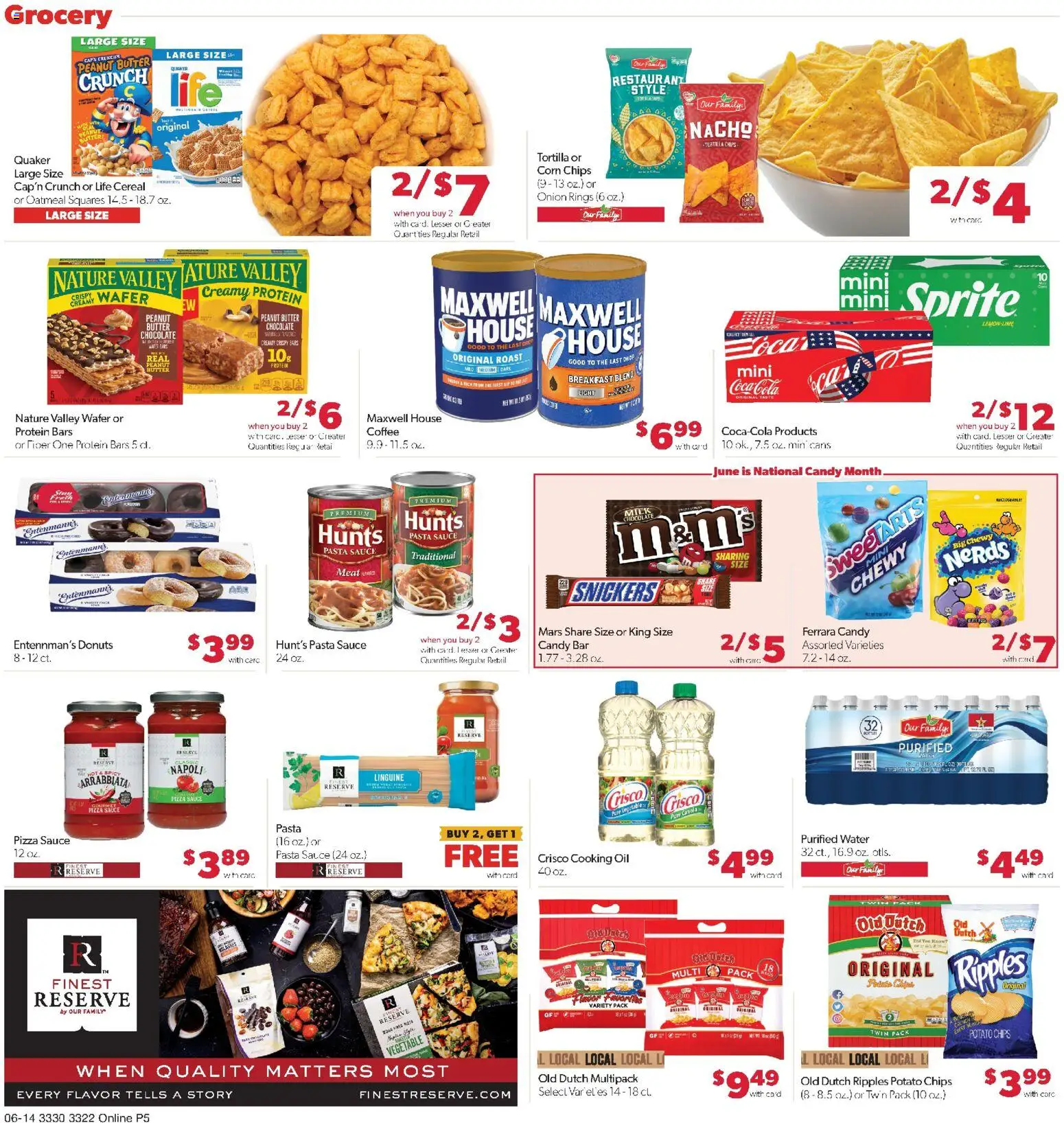 Family Fare Weekly Ad - MN - valid from 14.06.2026 | Page: 10 | Products: Milk, Butter, Chocolate, Chips