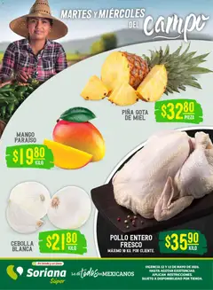 Vista previa de Soriana Martes y Miércoles del Campo Súper: Nuevo León, Ciudad Victoria y Tampico, nuevo folleto de la tienda, válido en México a partir del 12.05.2026