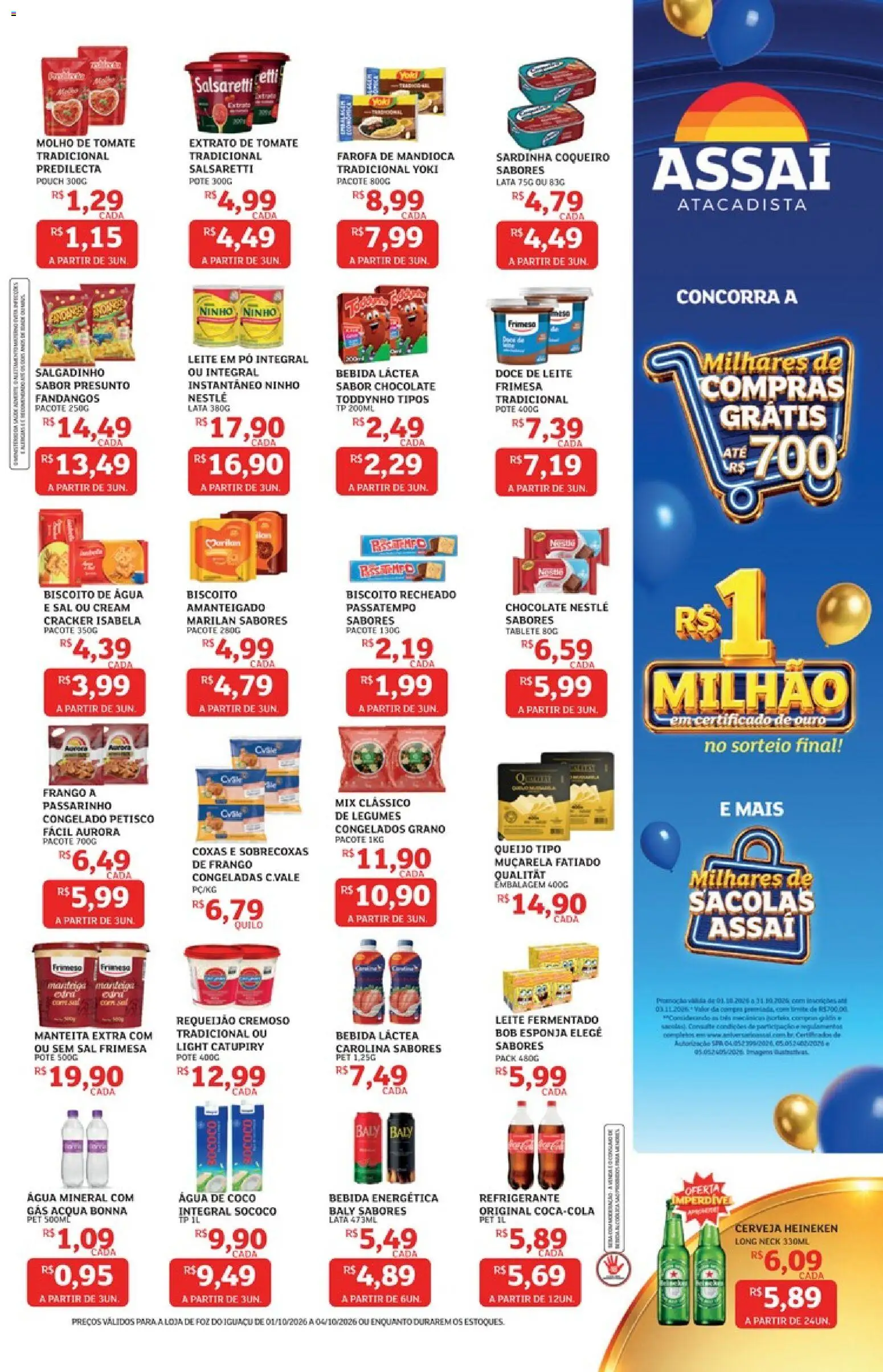 Assaí Atacadista Folheto - válido de 01/10/2026 | Página: 3
