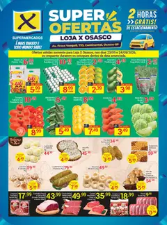 X Supermercados ofertas Osasco - Pré-Visualização do folheto da loja X Supermercados, válido de 23/09/2026
