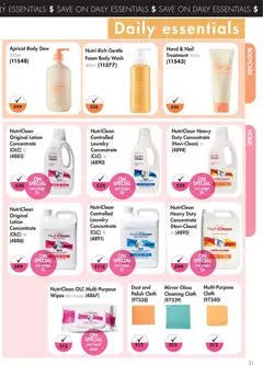 Preview of Nutrimetics 58 Years of Nutri-Glow - valid from 16/09/2026 | Page: 31 | Products: Cloth, Laundry, Multipurpose, Foam