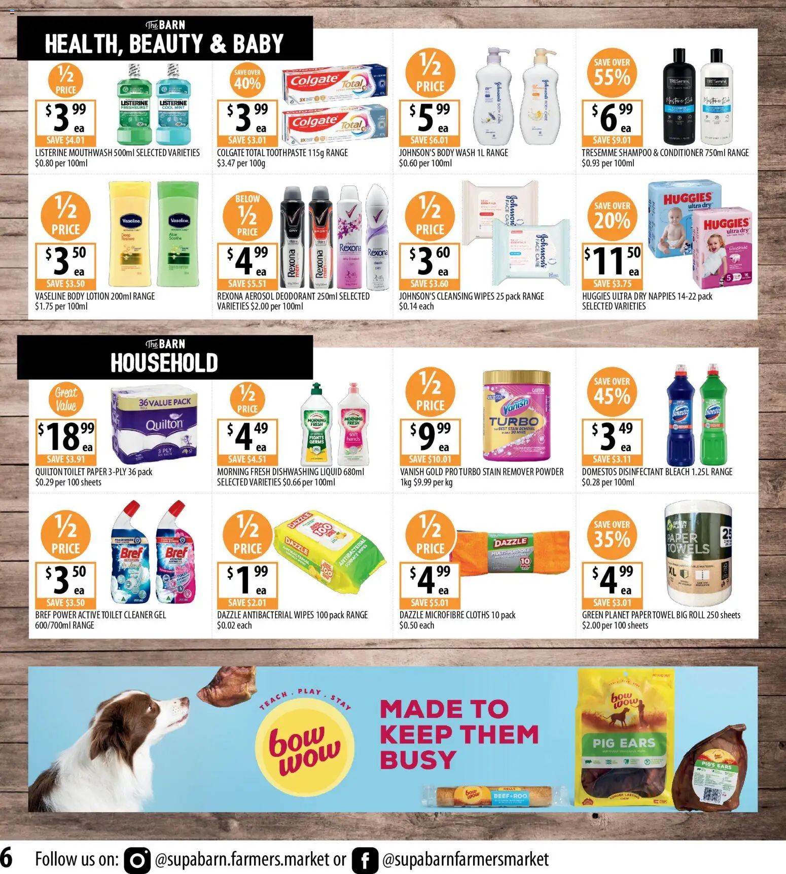 Supabarn catalogue - valid from 19/08/2026 | Page: 6 | Products: Household, Cleaner, Beef, Nappies