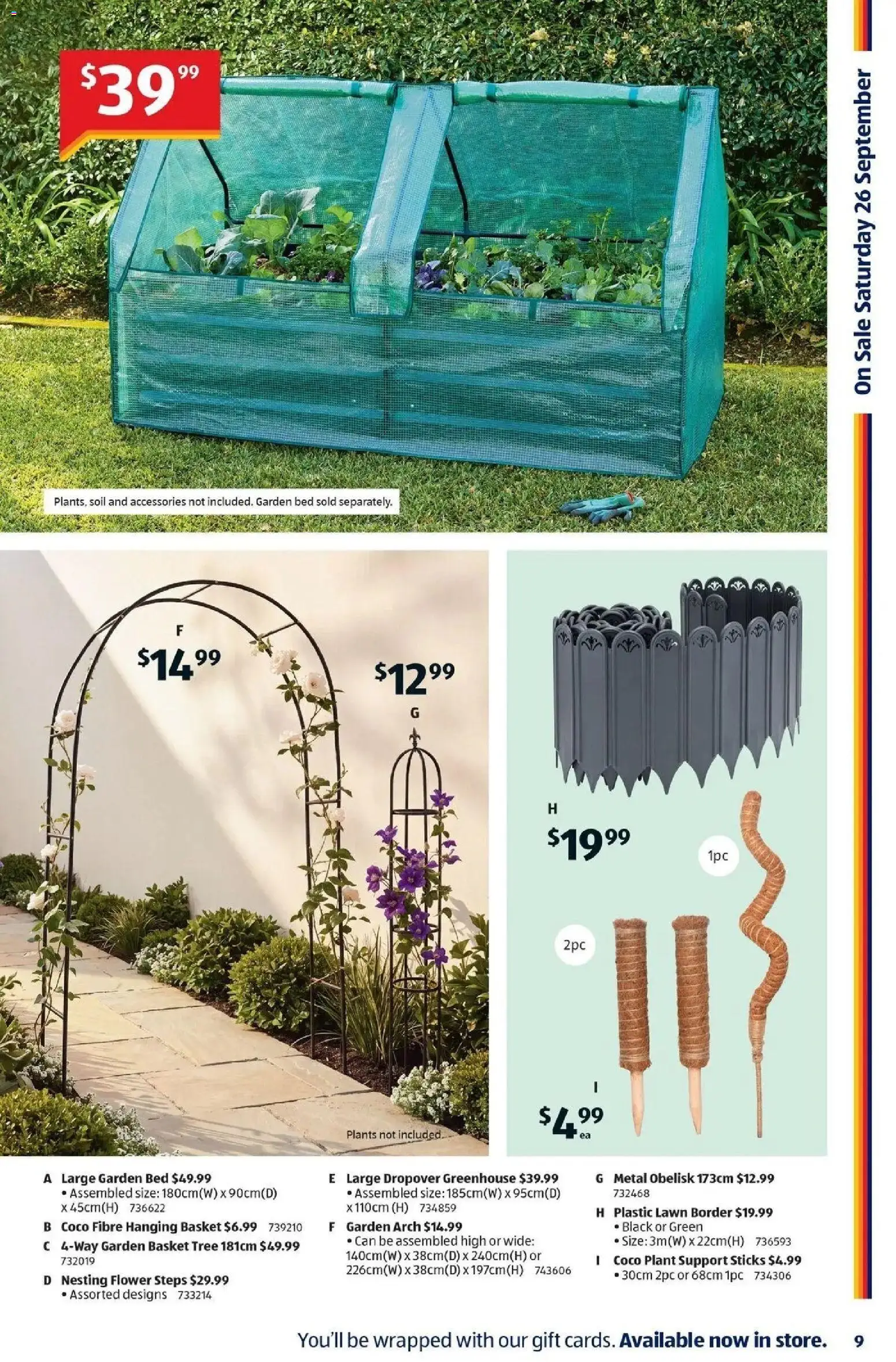 Aldi catalogue - valid from 23/09/2026 | Page: 9 | Products: Basket, Plant, Soil, Accessories