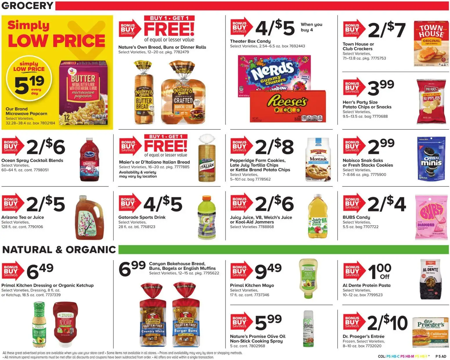Giant Weekly Ad - valid from 07/03/2026 | Page: 11 | Products: Oil, Chocolate, Tea, Pasta