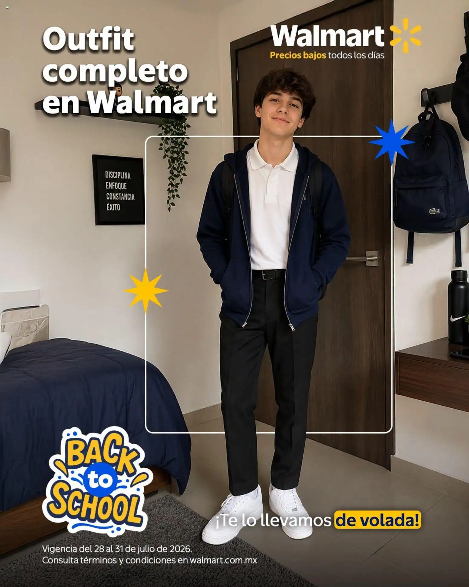 Nuevas ofertas de Walmart válidas en toda la República Mexicana desde el 28/07/2026. ¡Encuentra las mejores ofertas en Walmart folleto Outfit completo! | Página: 1