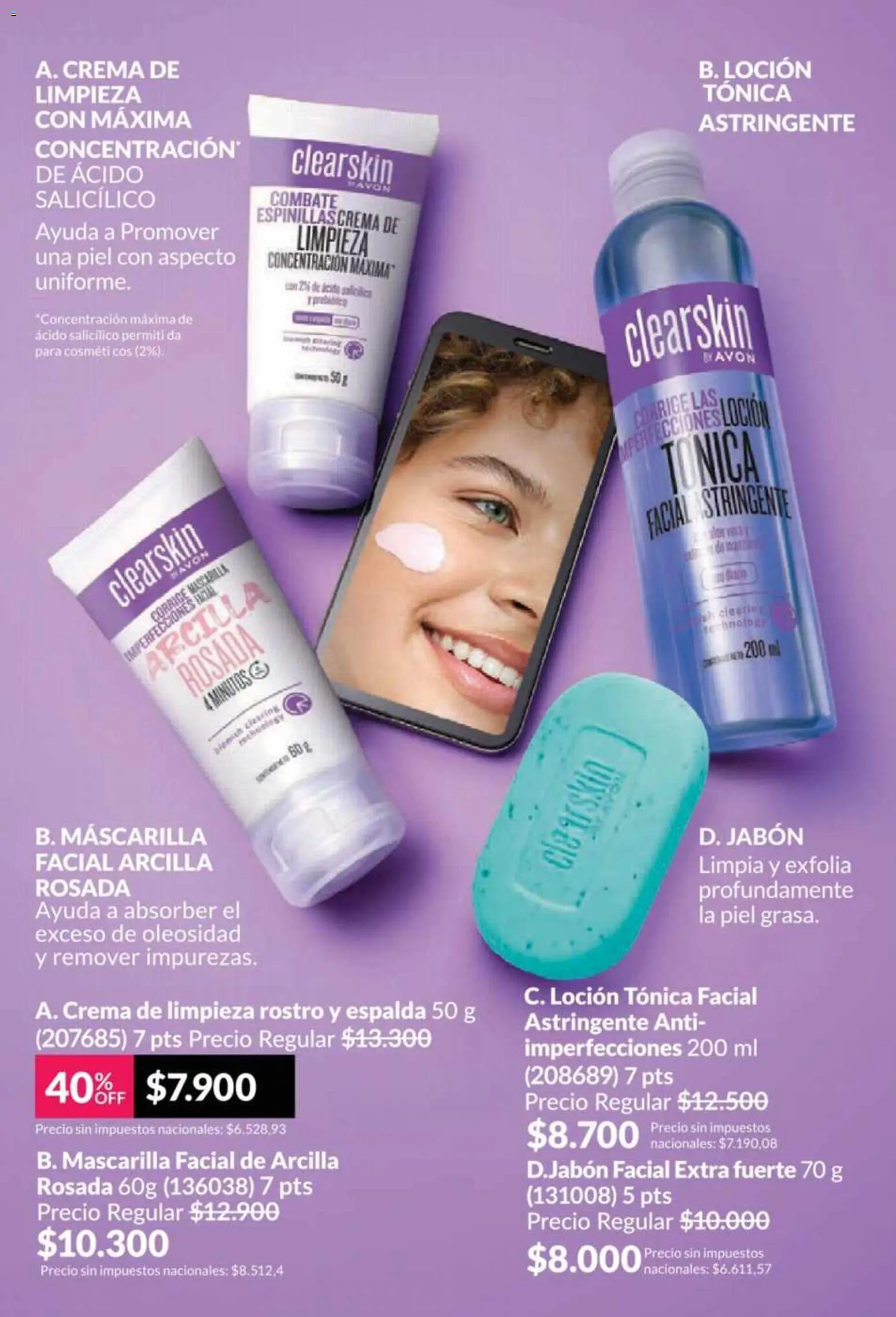 Catálogo AVON Campaña 5/2026 │ válido desde el 01.05.2026 | Página: 140 | Productos: Crema de limpieza, Jabón, Loción, Crema