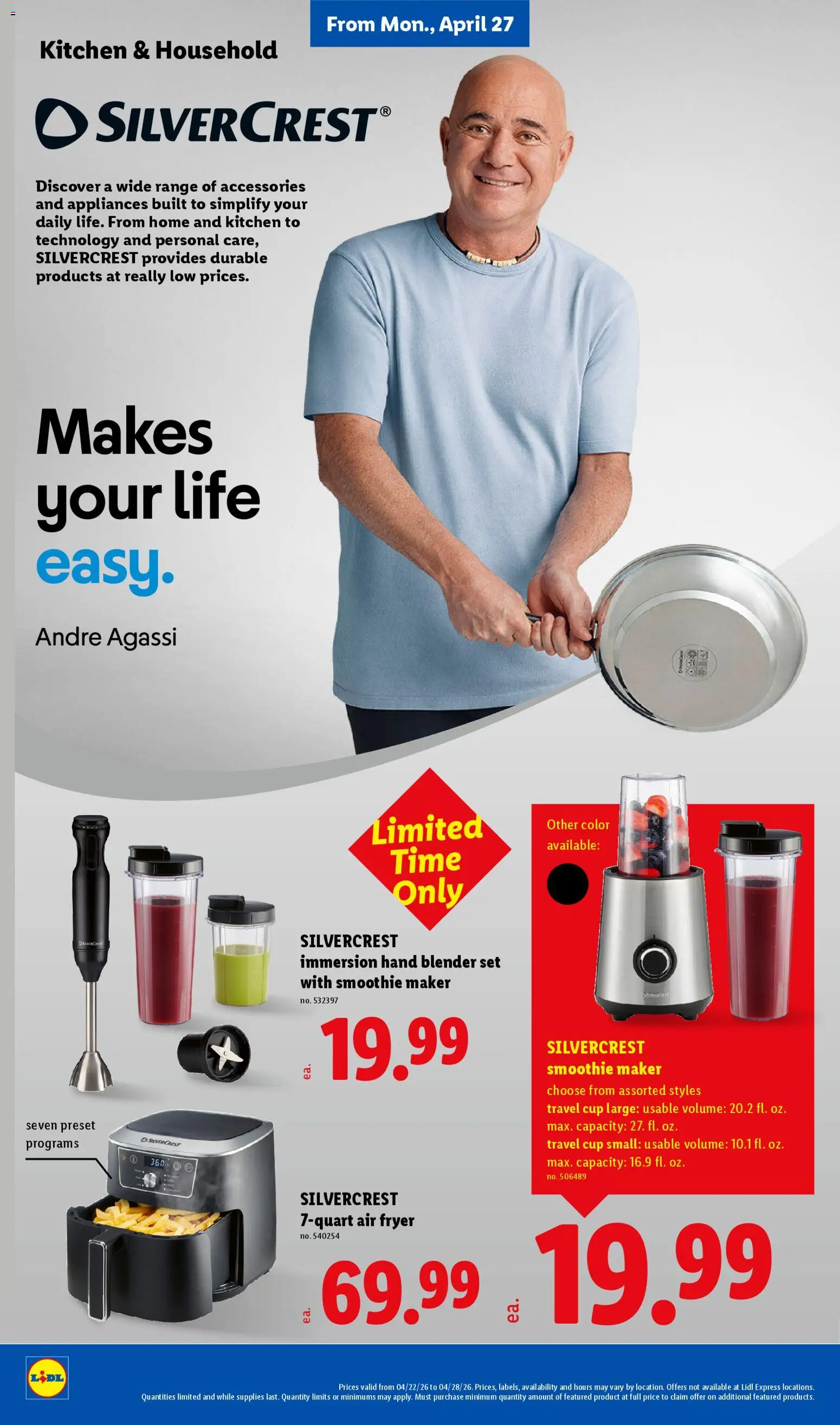 Lidl Weekly Ad - valid from 22.04.2026 | Page: 32 | Products: Fryer, Blender