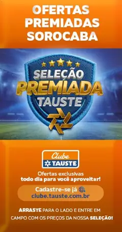 Tauste ofertas Seleção Premiada - Pré-Visualização do folheto da loja Tauste, válido de 01.05.2026