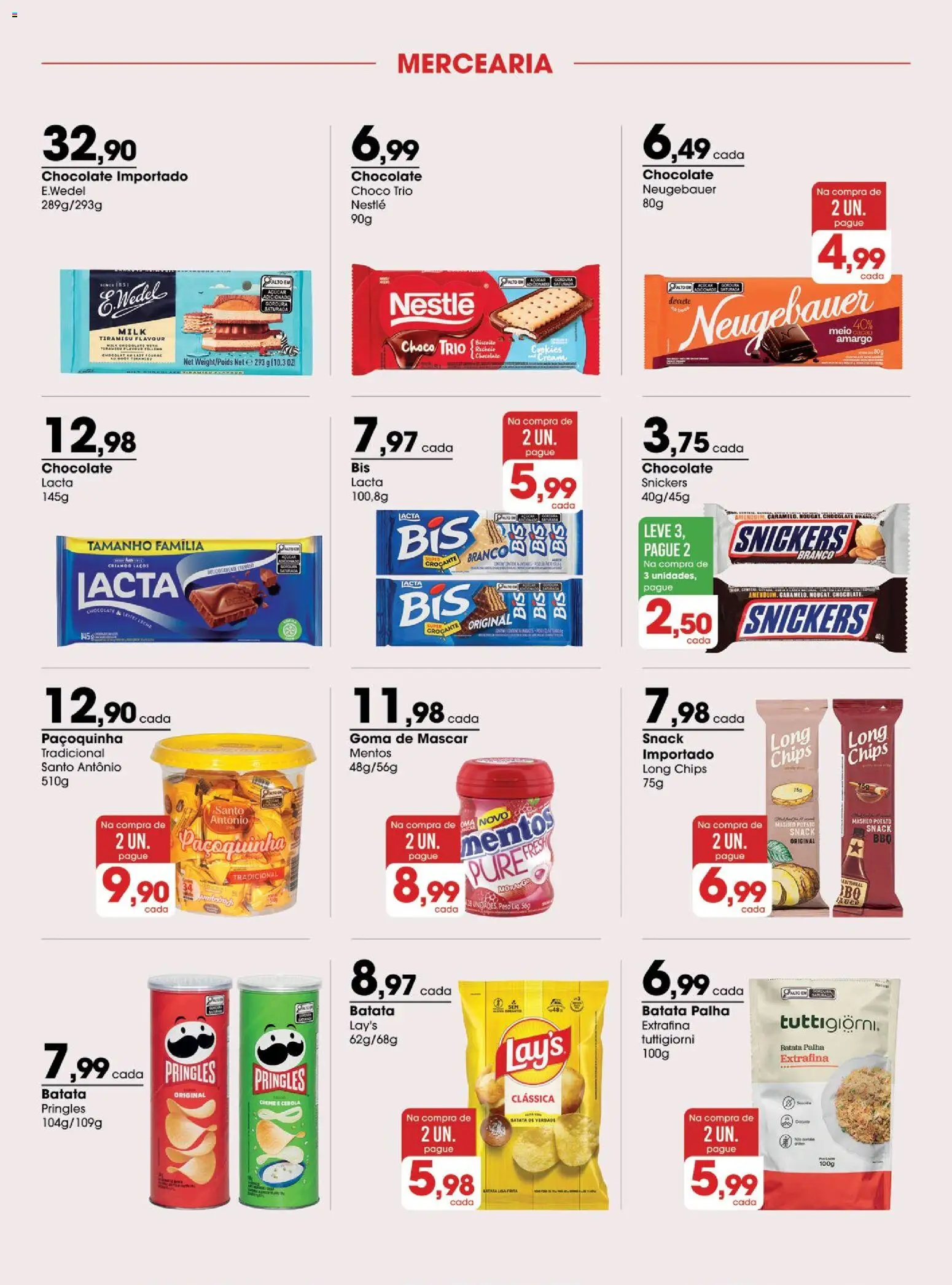 Zaffari Folheto - válido de 29/09/2026 | Página: 6 | Produtos: Cebola, Neugebauer, Chocolate, Batata