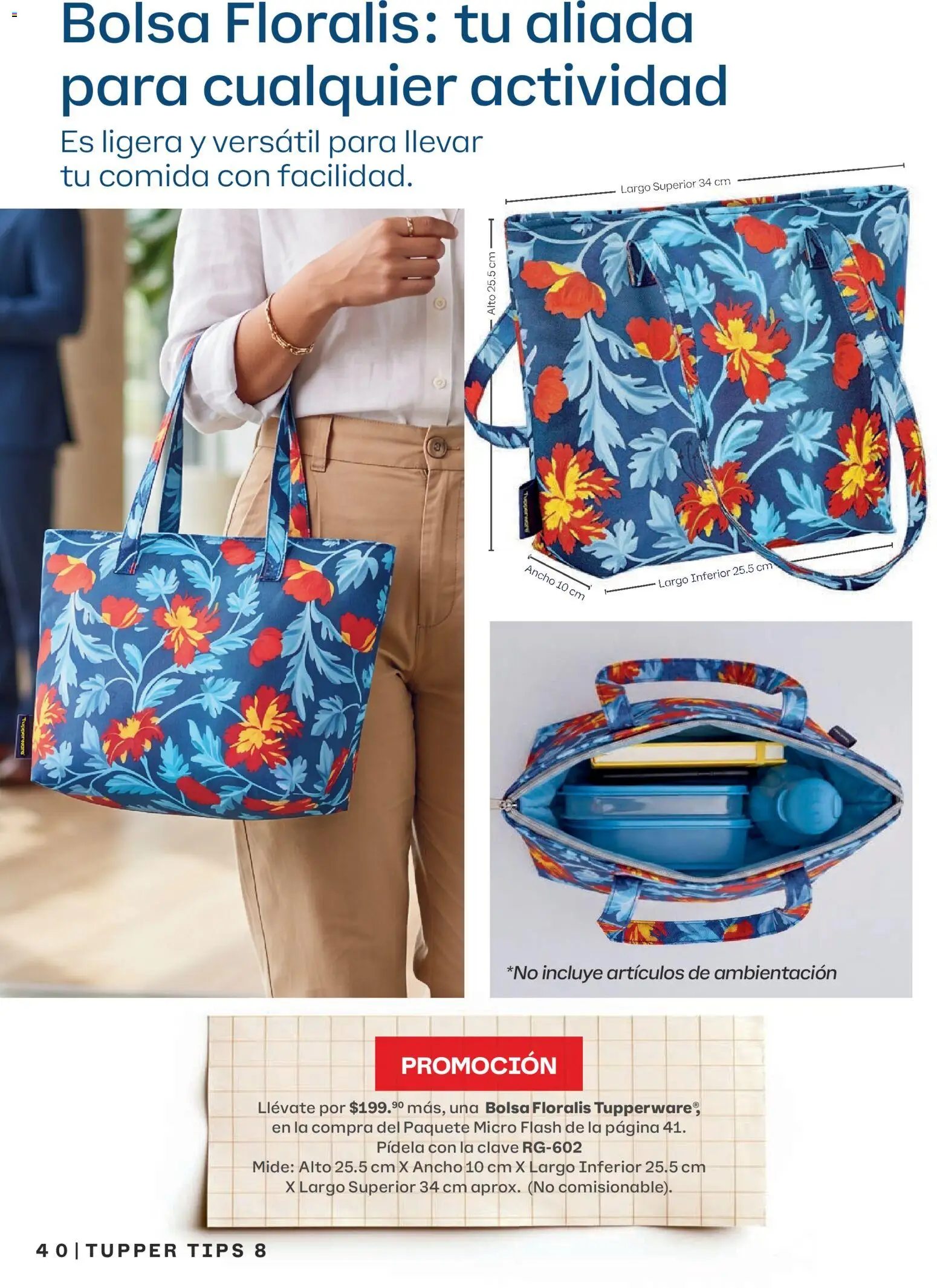 Nuevas ofertas de Tupperware válidas en toda la República Mexicana desde el 13/07/2026. ¡Encuentra las mejores ofertas en Tupperware catálogo! | Página: 40 | Productos: Bolsa, Tupper
