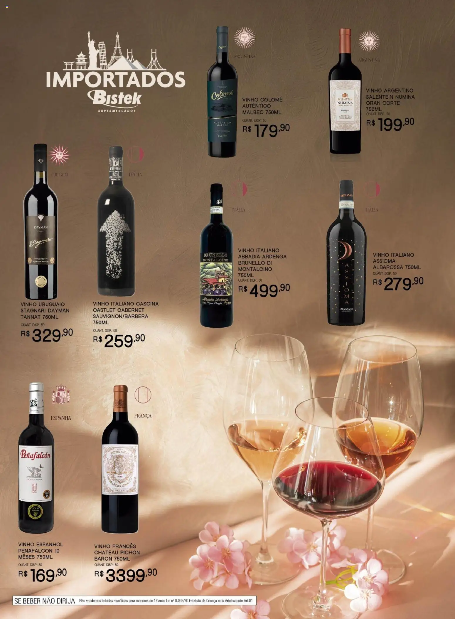 Bistek Supermercados Folheto - válido de 01/07/2026 | Página: 8 | Produtos: Vinho