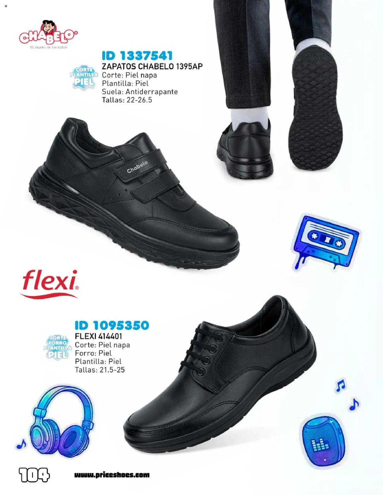 Nuevas ofertas de Price Shoes válidas en toda la República Mexicana desde el 12.06.2026. ¡Encuentra las mejores ofertas en Price Shoes catálogo Escolar! | Página: 104