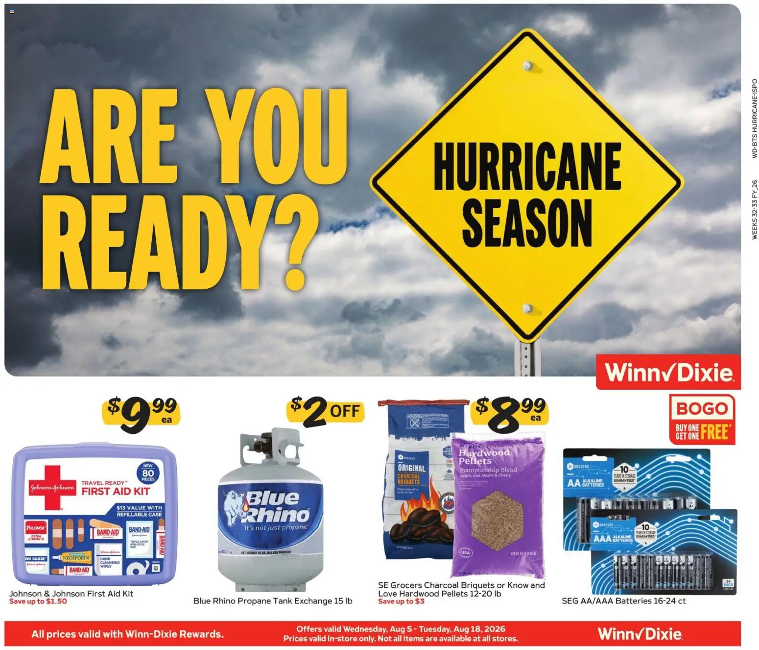 Winn Dixie In-Store Flyer - valid from 08/05/2026 | Page: 8 | Products: Case, Weight