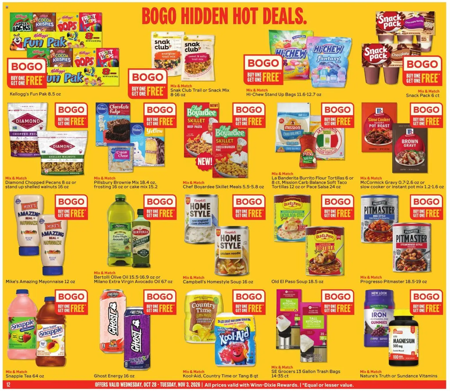 Winn Dixie Weekly Circular - valid from 10/28/2026 | Page: 12