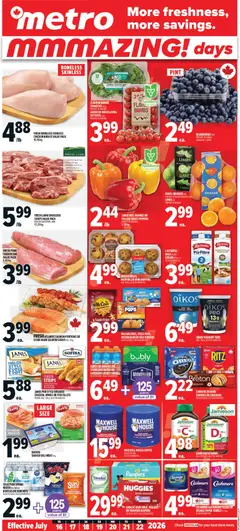 Preview of Metro weekly flyer - Alma from shop Metro valid from Jul 16, 2026