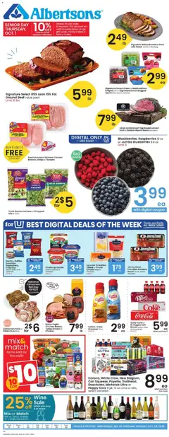 Preview of Albertsons weekly ads valid from 09/30/2026