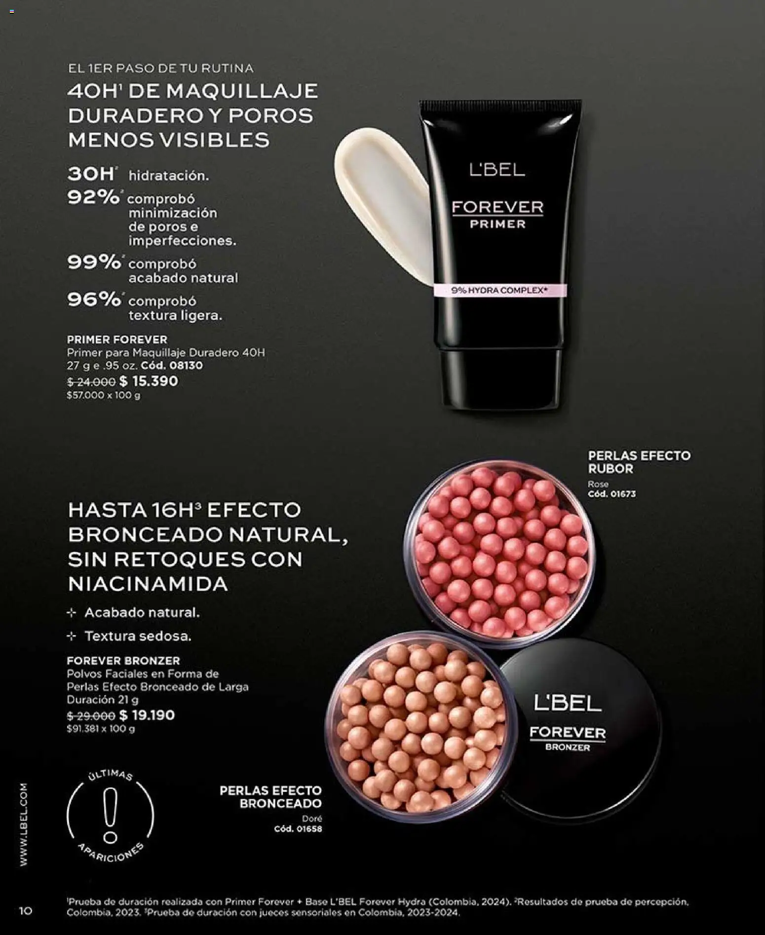Catálogo L'Bel Campaña 12 │ válido desde el 07.07.2026 | Página: 10 | Productos: Maquillaje, Base, Rubor