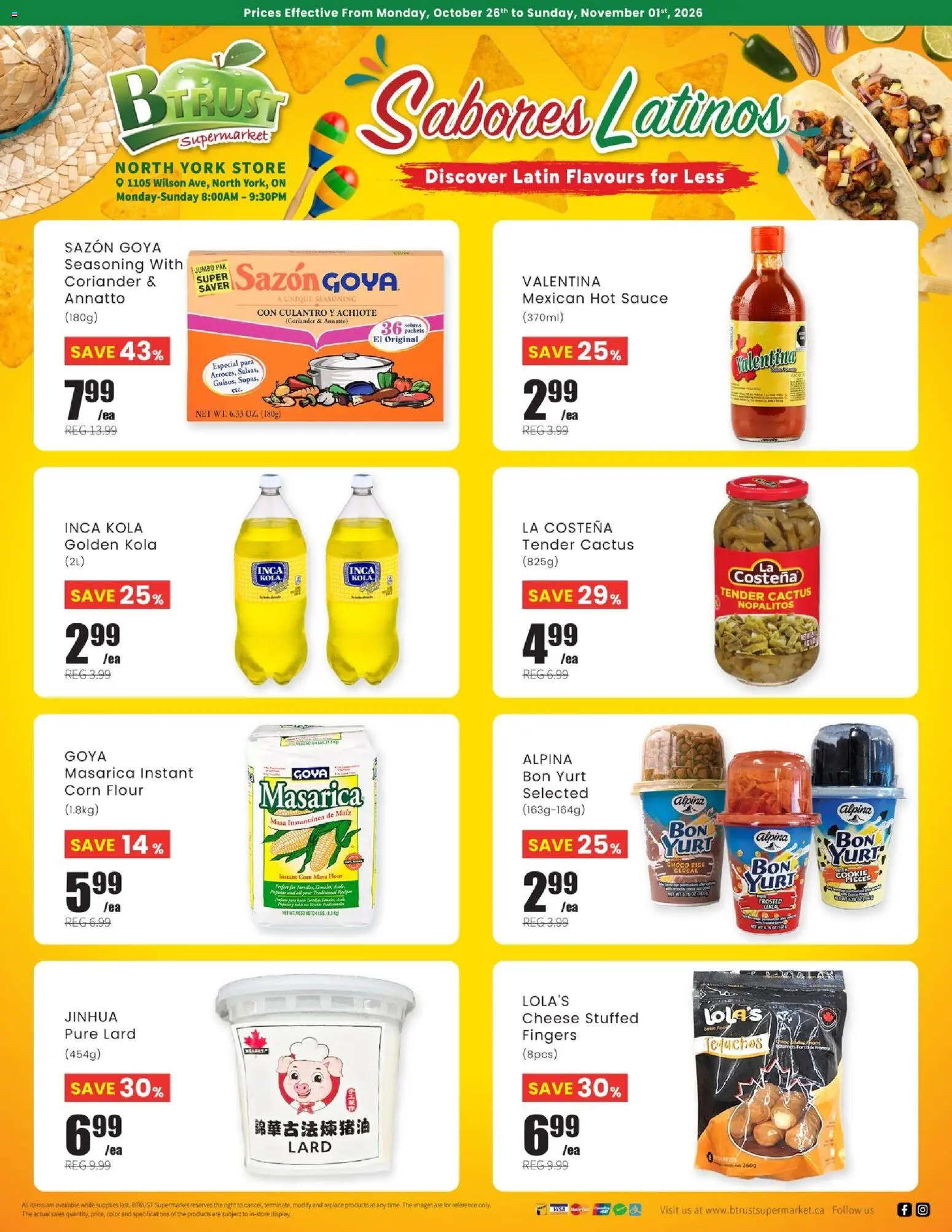 Btrust Supermarket flyer valid from Oct 26, 2026 | Page: 1