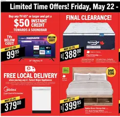 Preview of The Brick weekly flyer / circulaire from shop The Brick valid from 22.05.2026