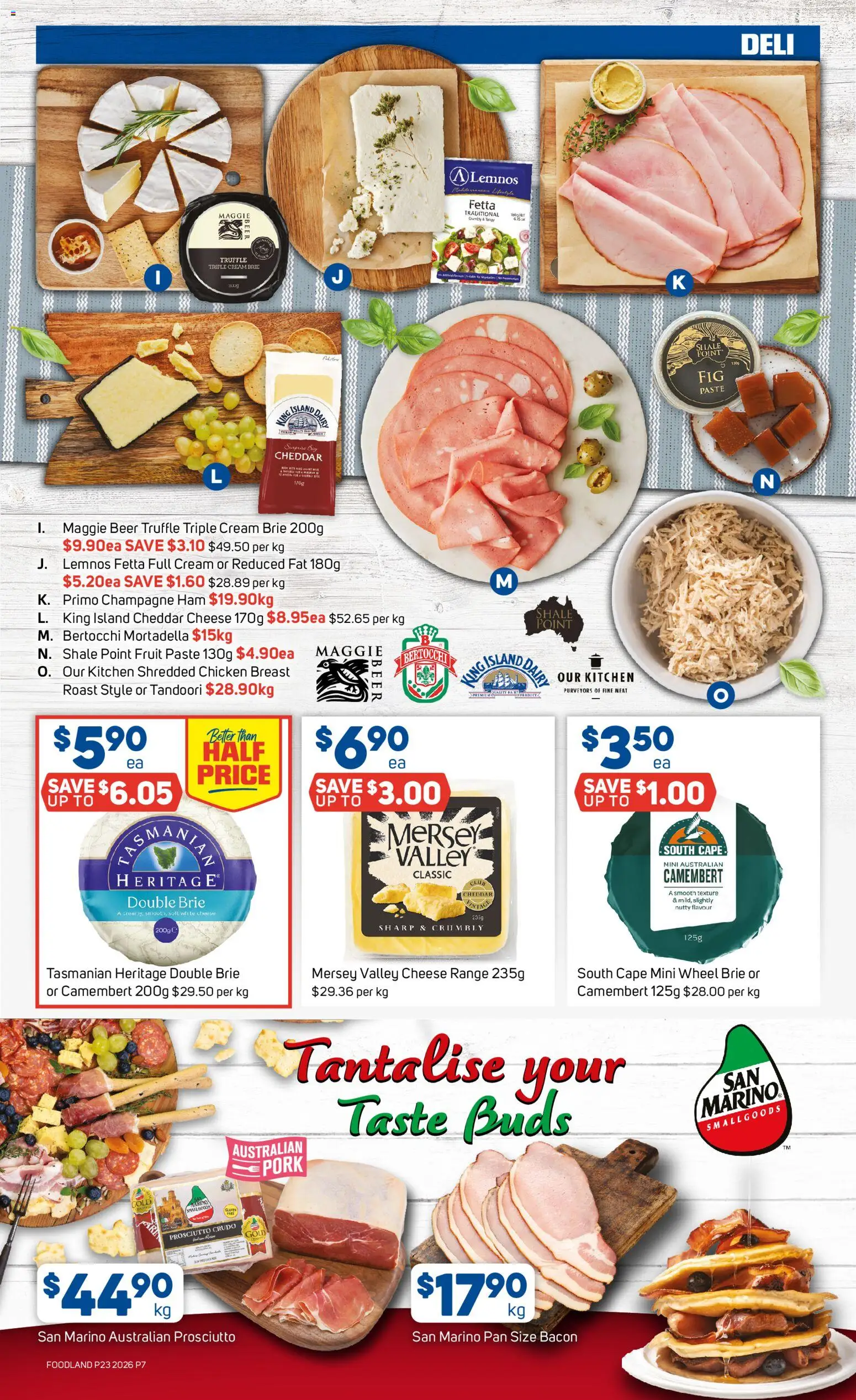 Foodland catalogue - valid from 03.06.2026 | Page: 7 | Products: Bacon, Dairy, Cheese, Beer