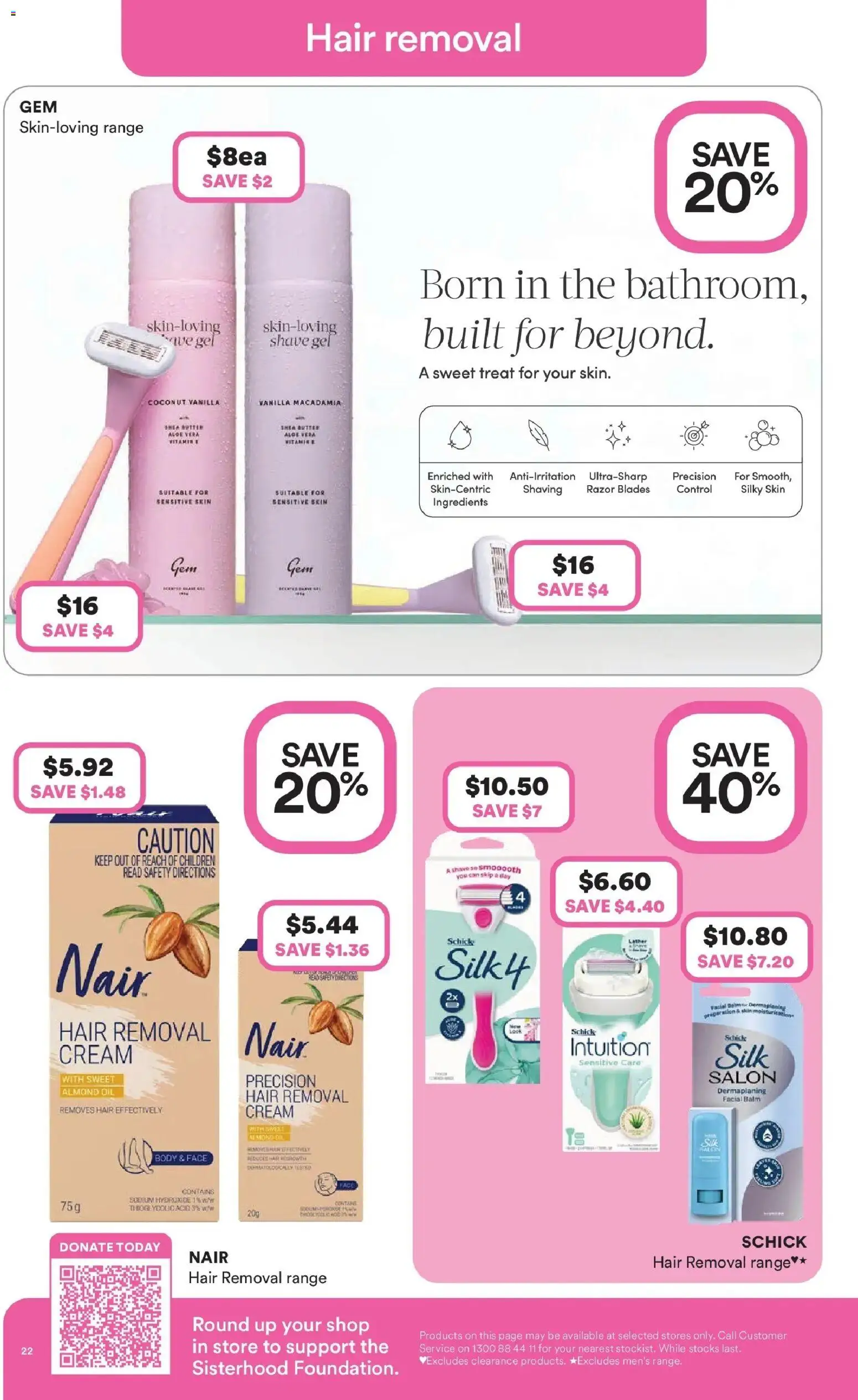Priceline Pharmacy catalogue - valid from 05.03.2026 | Page: 22 | Products: Butter, Oil, Cream, Razor