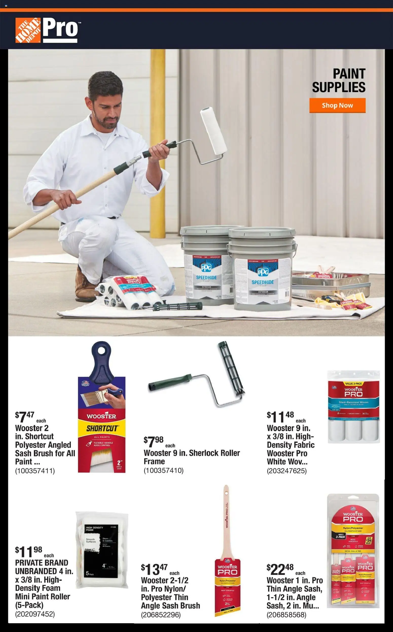 Home Depot Shop Pro Ad - CA - valid from 04.05.2026 | Page: 1 | Products: Brush