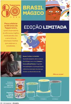 Tupperware catálogo Vitrine 07 - Pré-Visualização do folheto da loja Tupperware, válido de 01.07.2026 | Página: 20 | Produtos: Armário