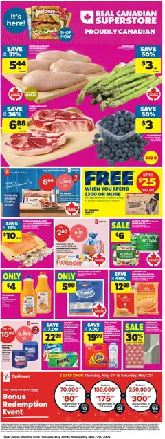 Preview of Real Canadian Superstore weekly flyer / circulaire from shop Real Canadian Superstore valid from 21.05.2026 | Page: 3