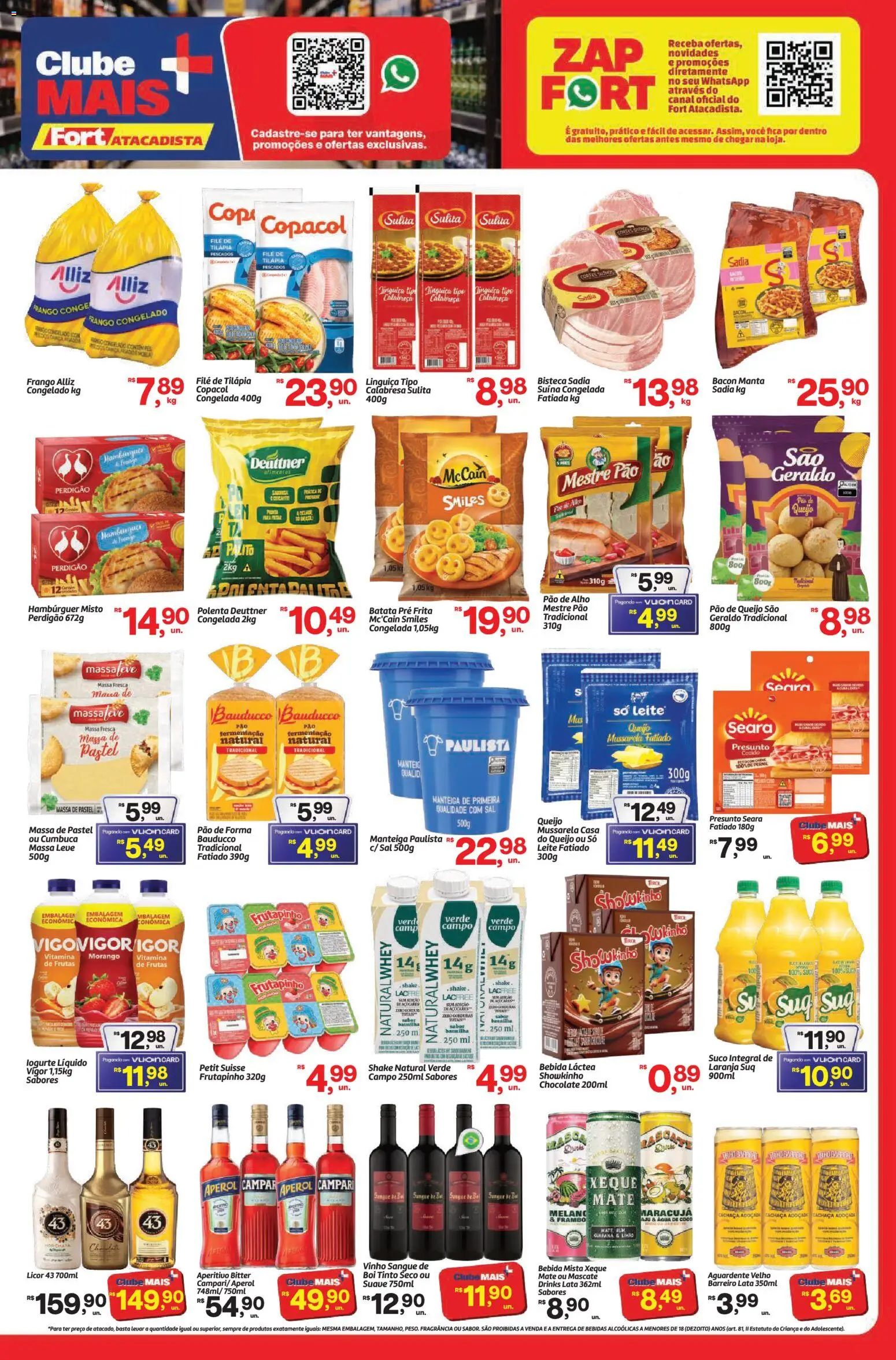 Fort Atacadista Folheto - válido de 08.06.2026 | Página: 3 | Produtos: Fragrância, Sal, Frango, Filé de tilápia