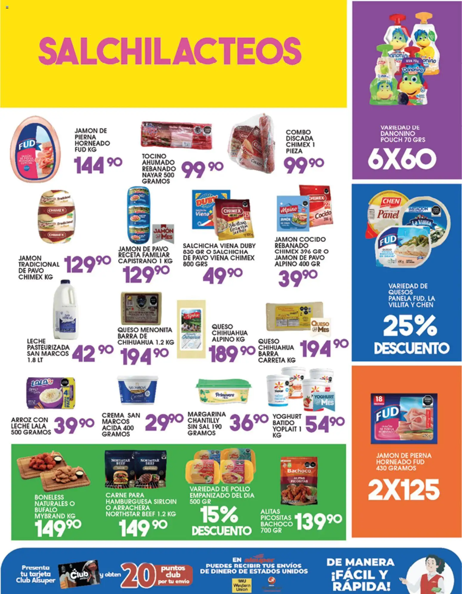 Nuevas ofertas de Alsuper válidas en toda la República Mexicana desde el 02.06.2026. ¡Encuentra las mejores ofertas en Alsuper folleto Zacatecas! | Página: 3
