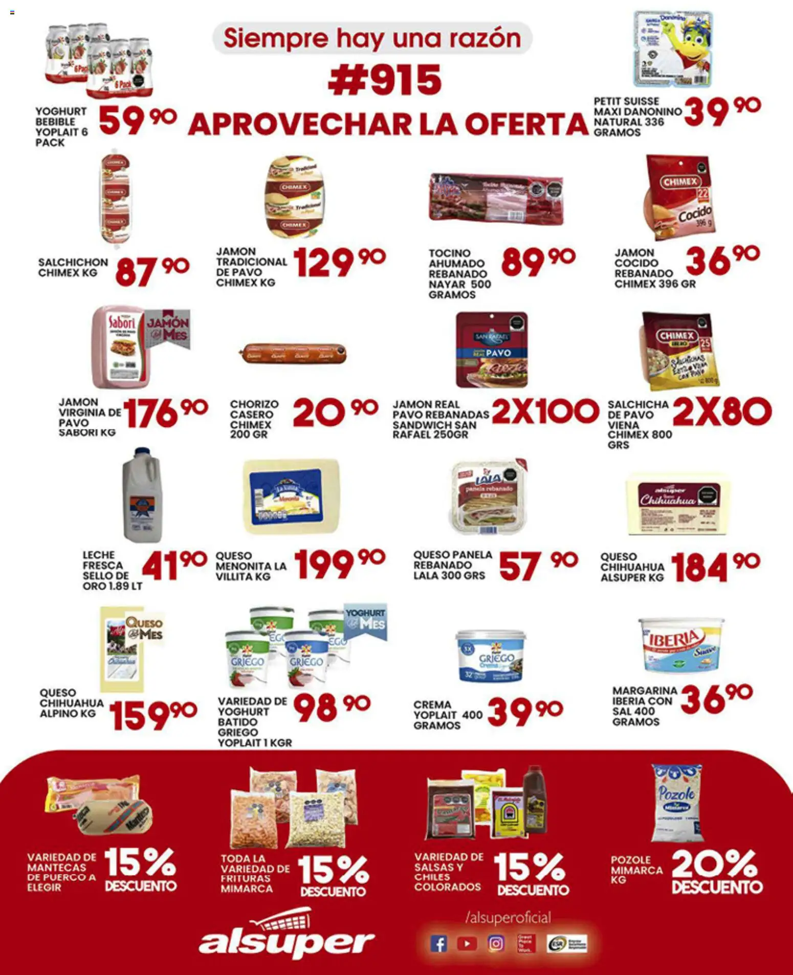 Nuevas ofertas de Alsuper válidas en toda la República Mexicana desde el 22/09/2026. ¡Encuentra las mejores ofertas en Alsuper folleto! | Página: 3
