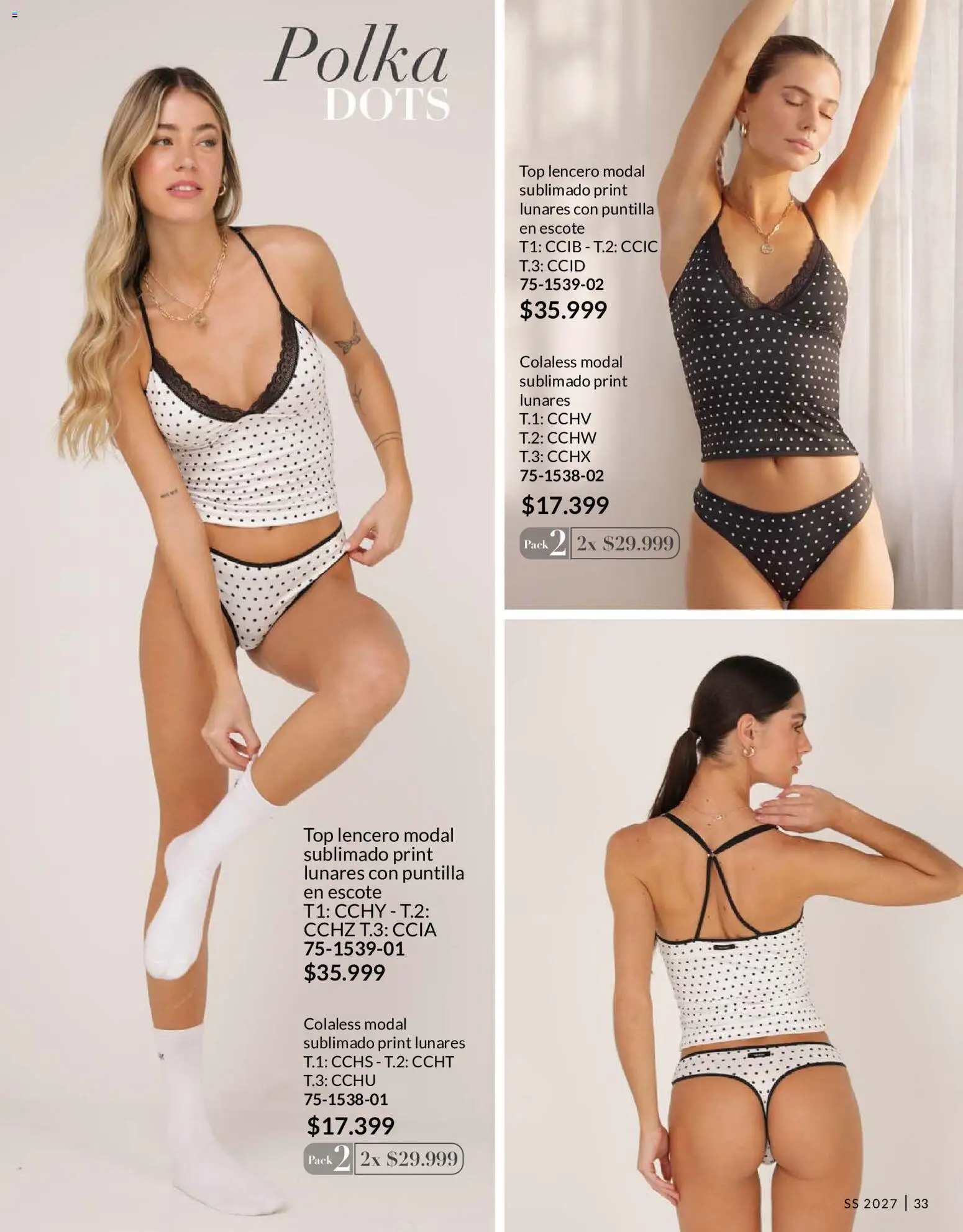Vitnik - Underwear & Complements │ válido desde el 01/09/2026 | Página: 33 | Productos: Top