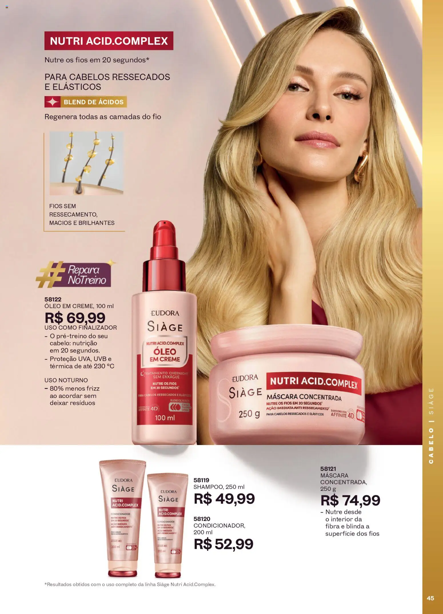 Eudora Folheto - válido de 16/09/2026 | Página: 48 | Produtos: Condicionador, Elásticos, Óleo, Creme