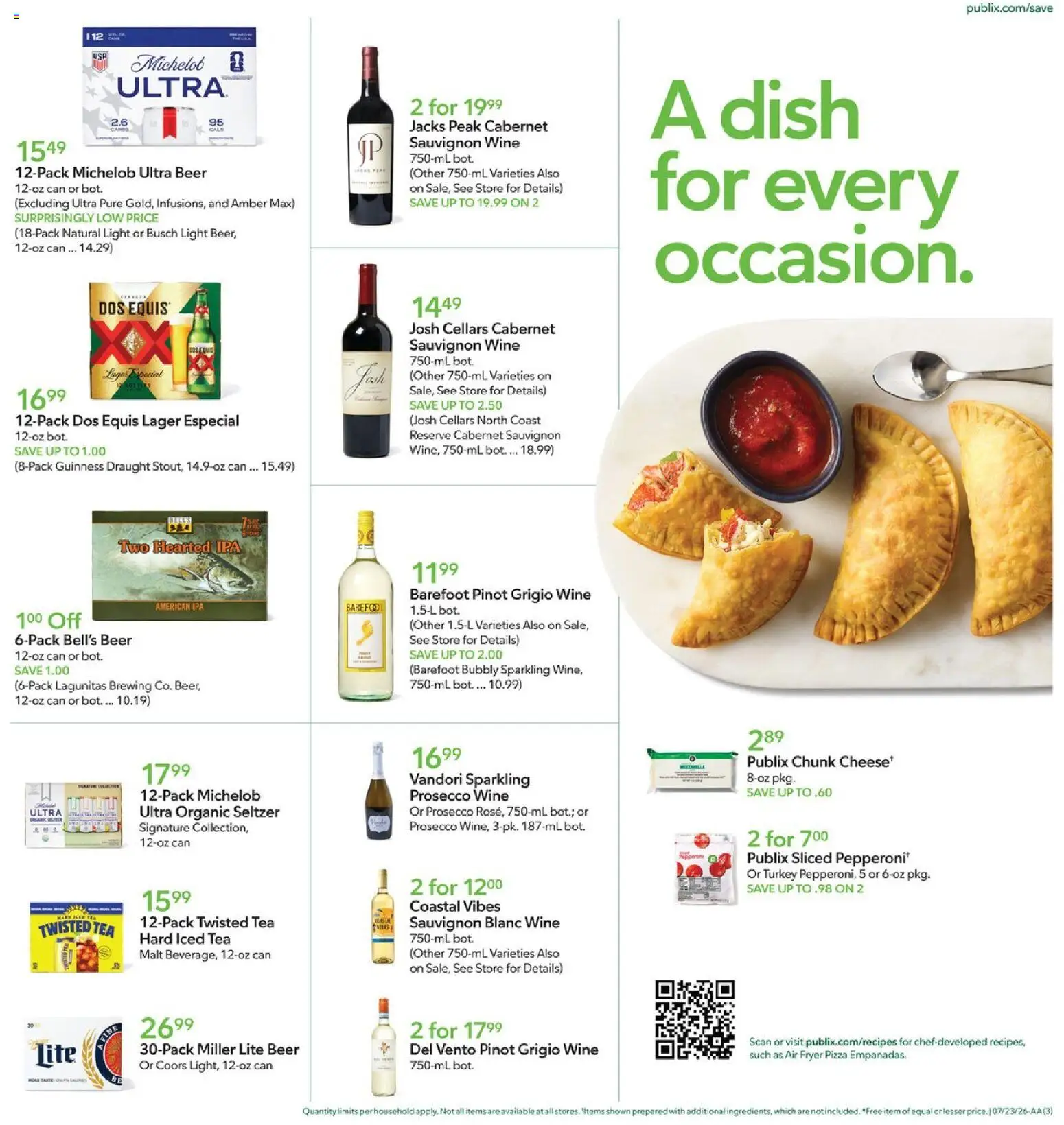 Publix Weekly Ad - valid from 07/22/2026 | Page: 3