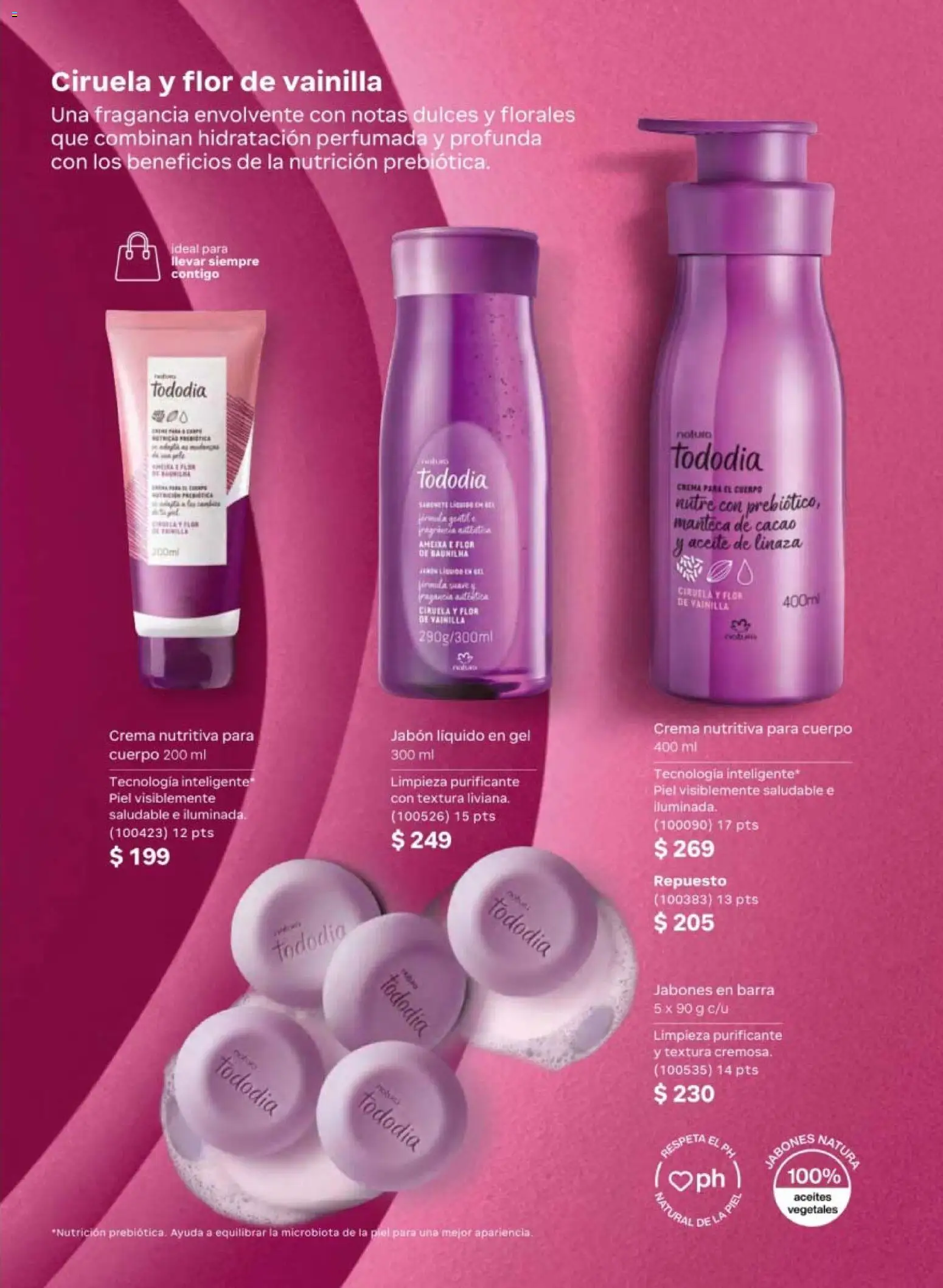Nuevas ofertas de Natura válidas en toda la República Mexicana desde el 20/02/2026. ¡Encuentra las mejores ofertas en Natura campaña 4 2026! | Página: 105 | Productos: Crema, Vainilla, Barra, Fragancia