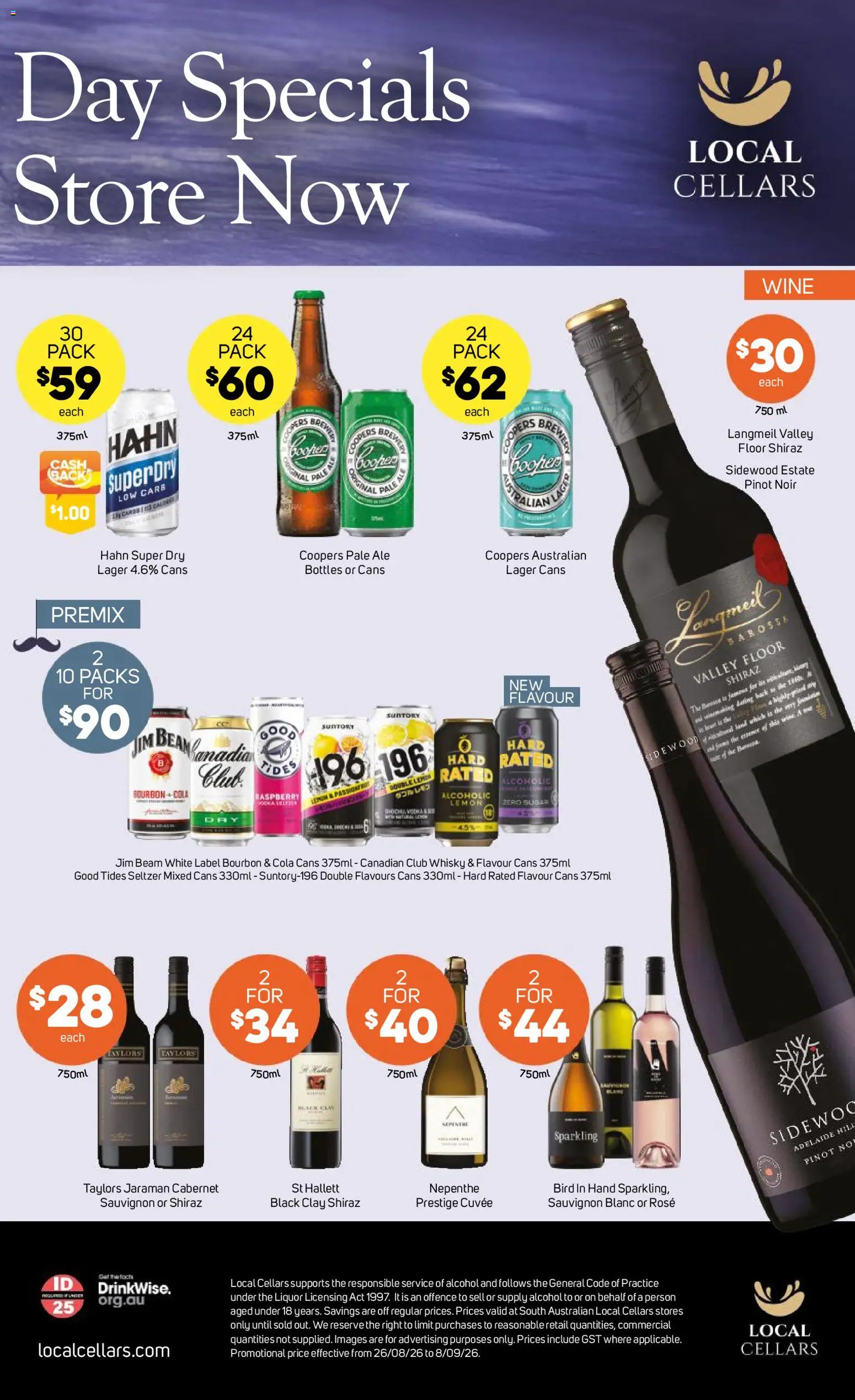 Foodland catalogue - valid from 02/09/2026 | Page: 5 | Products: Alcohol, Bourbon, Sugar, Clay