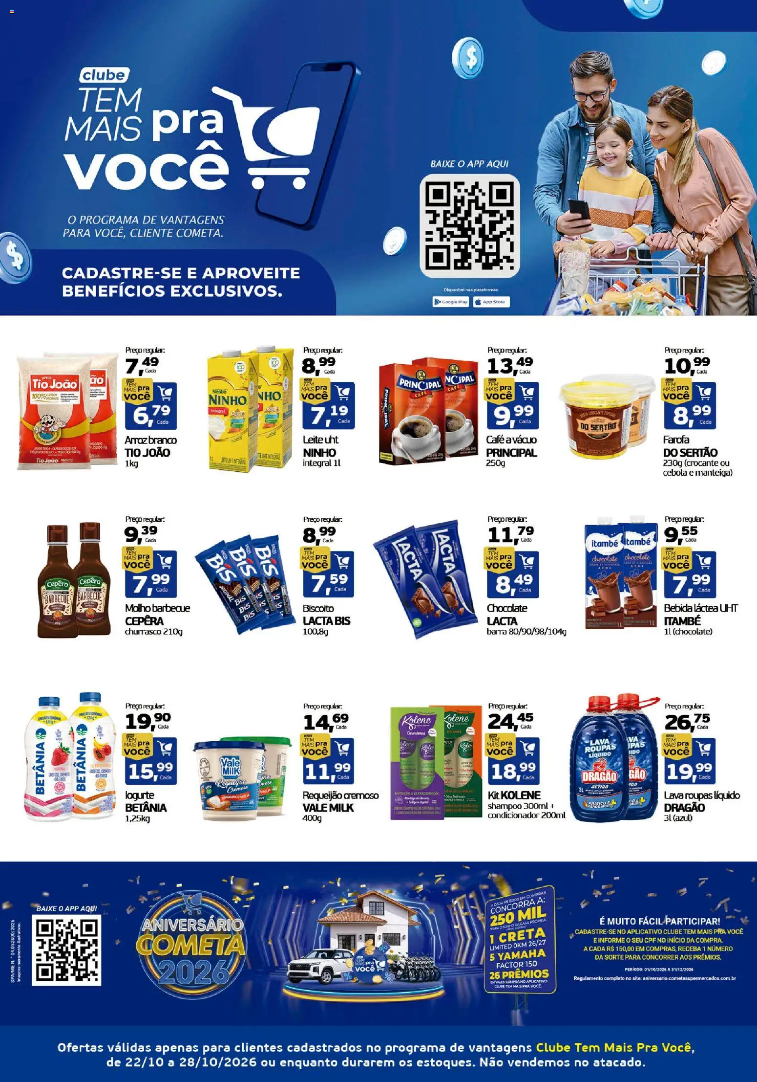 Cometa Supermercados Folheto - válido de 22/10/2026 | Página: 1