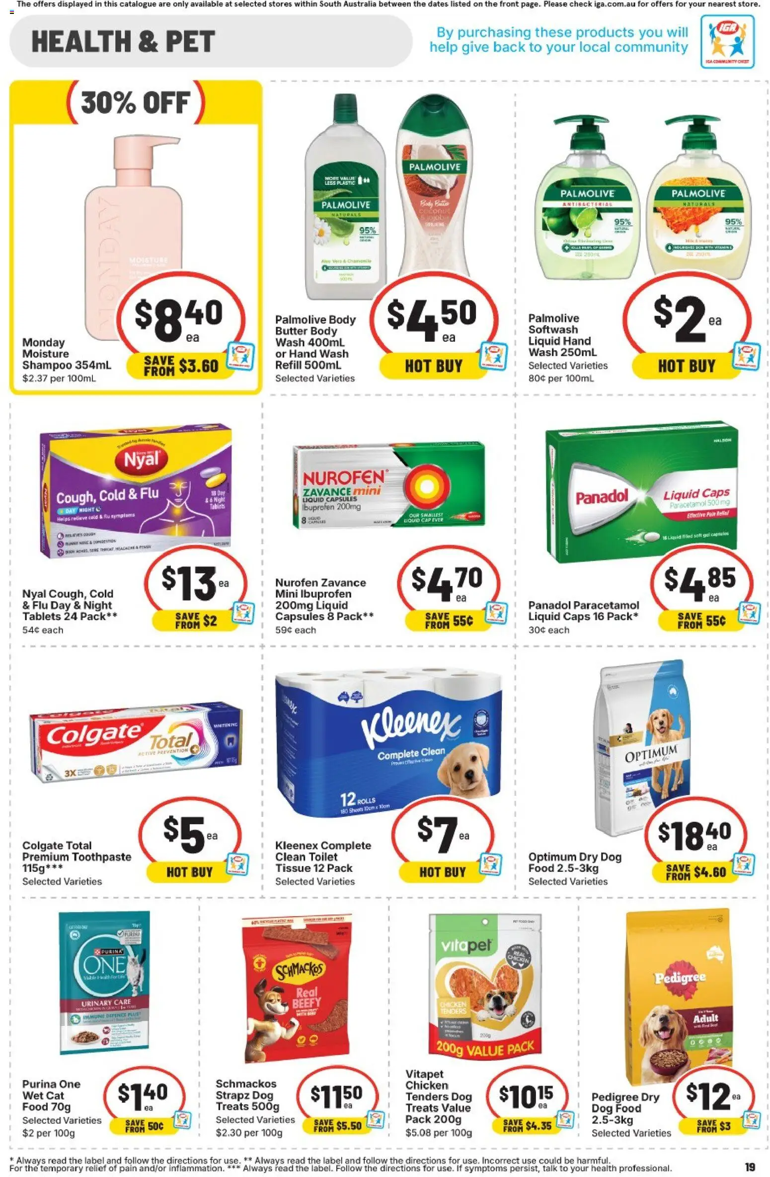IGA catalogue - valid from 10.06.2026 | Page: 16 | Products: Chicken, Dog food, Tablets, Hand wash