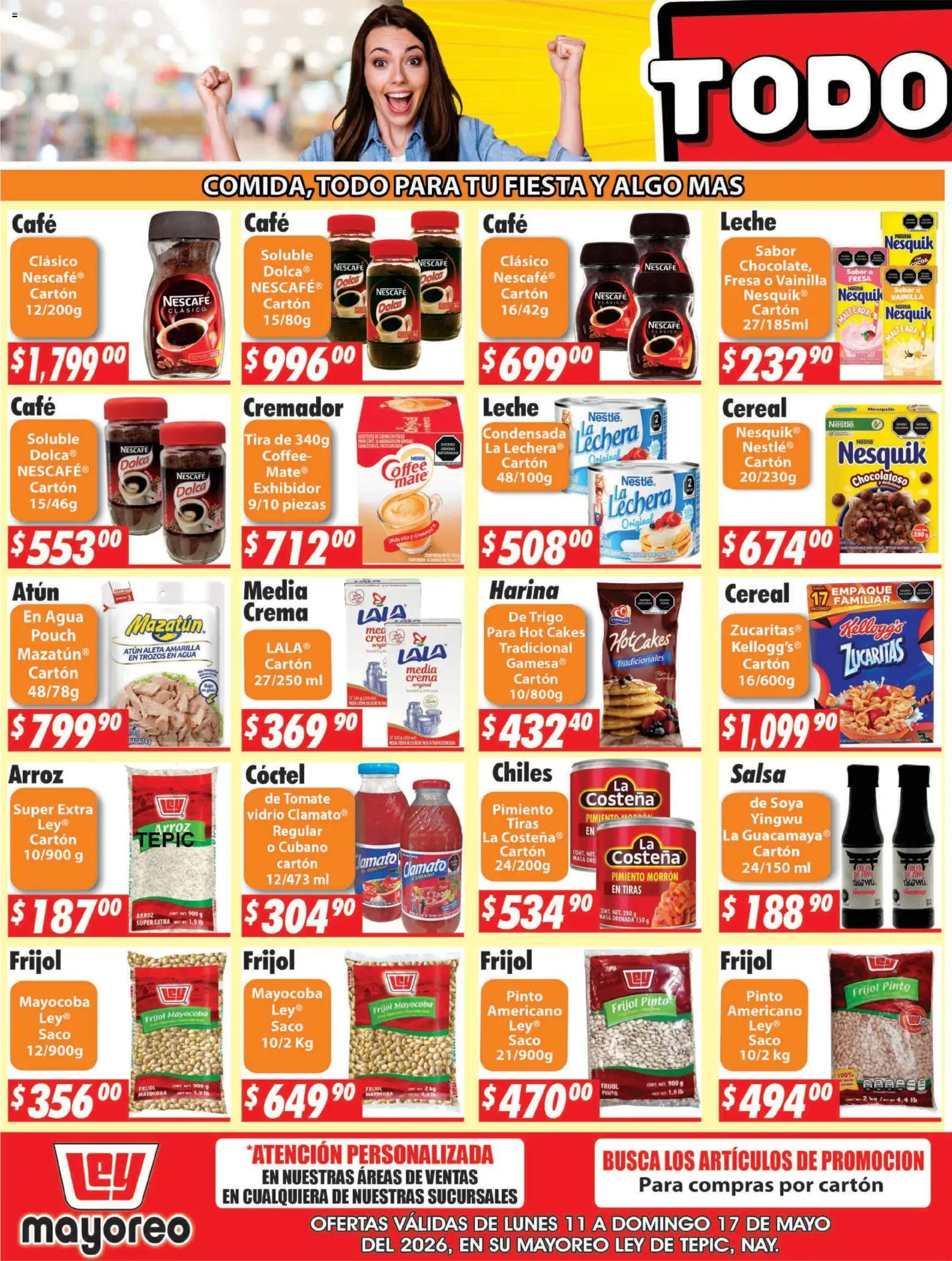 Nuevas ofertas de Casa Ley válidas en toda la República Mexicana desde el 11.05.2026. ¡Encuentra las mejores ofertas en Casa Ley folleto Tepic! | Página: 3