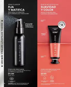Catálogo CyZone Campaña 12 válido desde el 06.07.2026 | Página: 34 | Productos: Fijador, Mousse, Mate, Rubor