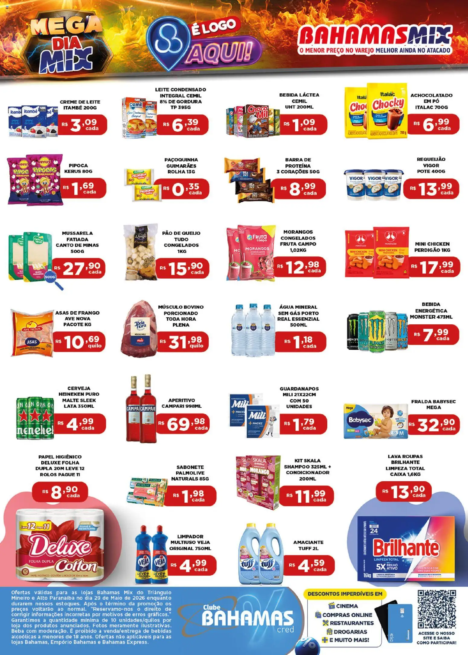 Bahamas Mix Folheto - válido de 29.05.2026 | Página: 2 | Produtos: Leite, Morangos, Bebida, Creme de leite