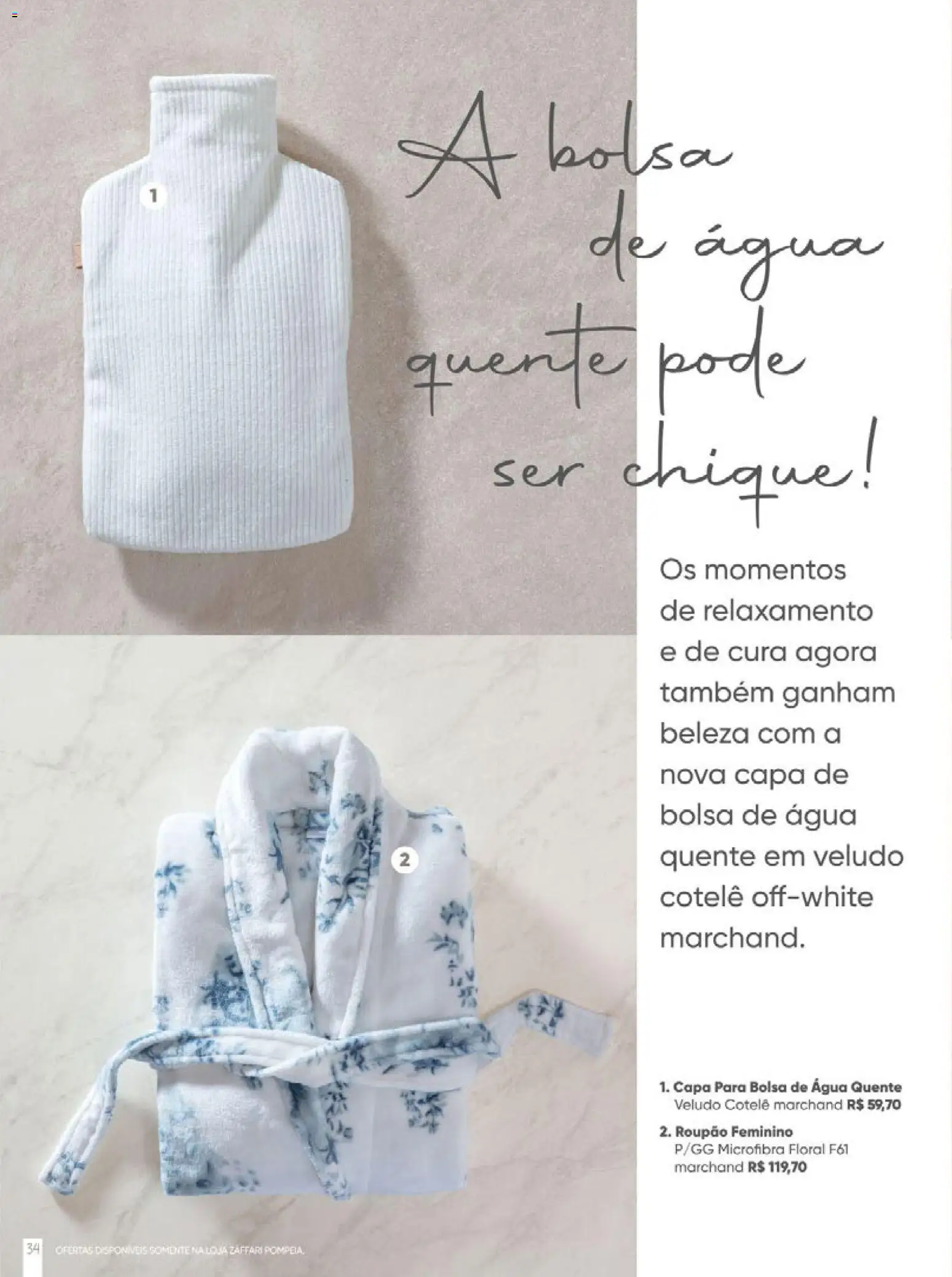 Zaffari Folheto - válido de 06/05/2026 | Página: 34 | Produtos: Roupão, Bolsa