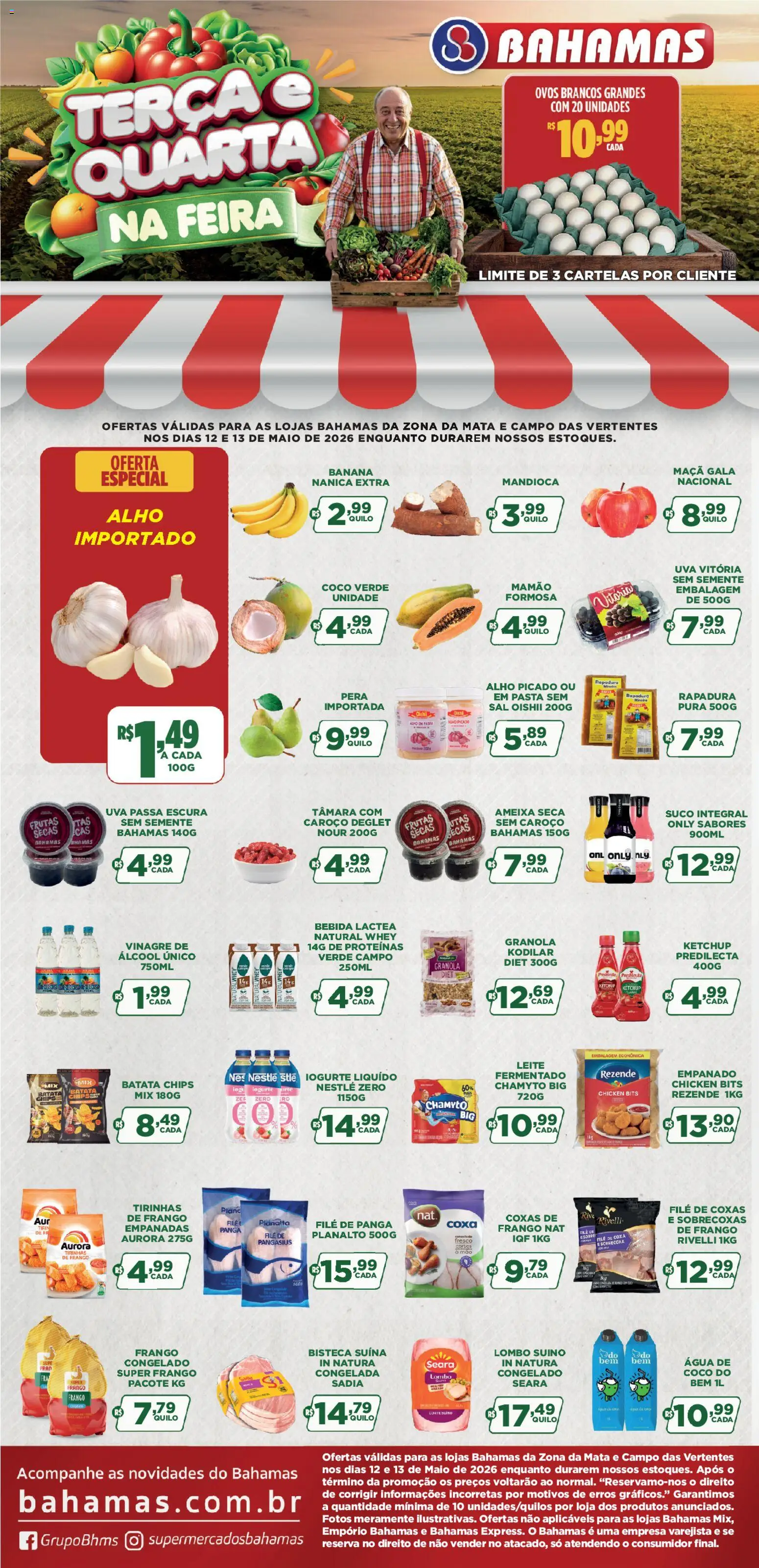 Bahamas Supermercados Folheto - válido de 12.05.2026 | Página: 1