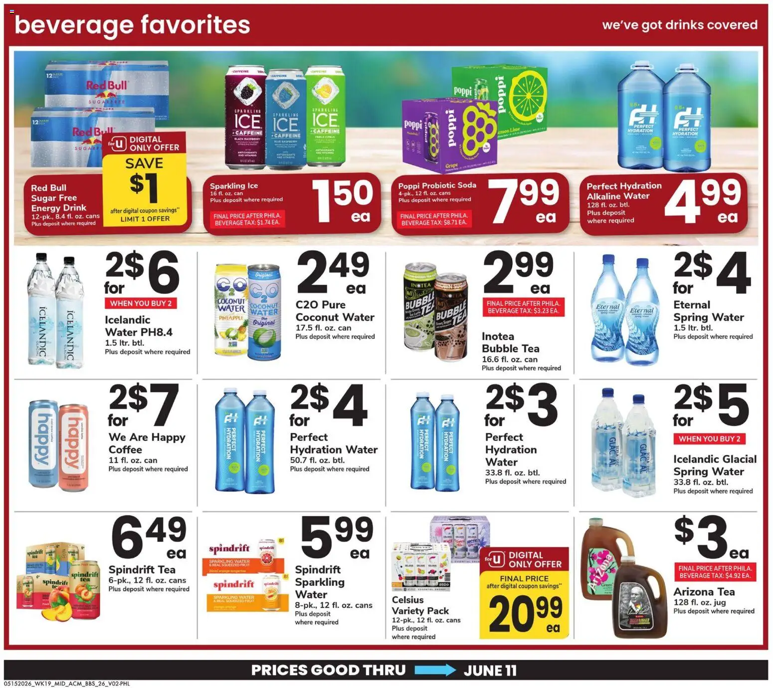 Acme Big Book of Savings - valid from 15.05.2026 | Page: 26 | Products: Tea, Pineapple, Sugar, Raspberry