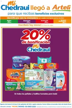 Vista previa de Arteli folleto Mi Chedraui, nuevo folleto de la tienda, válido en México a partir del 25/09/2026