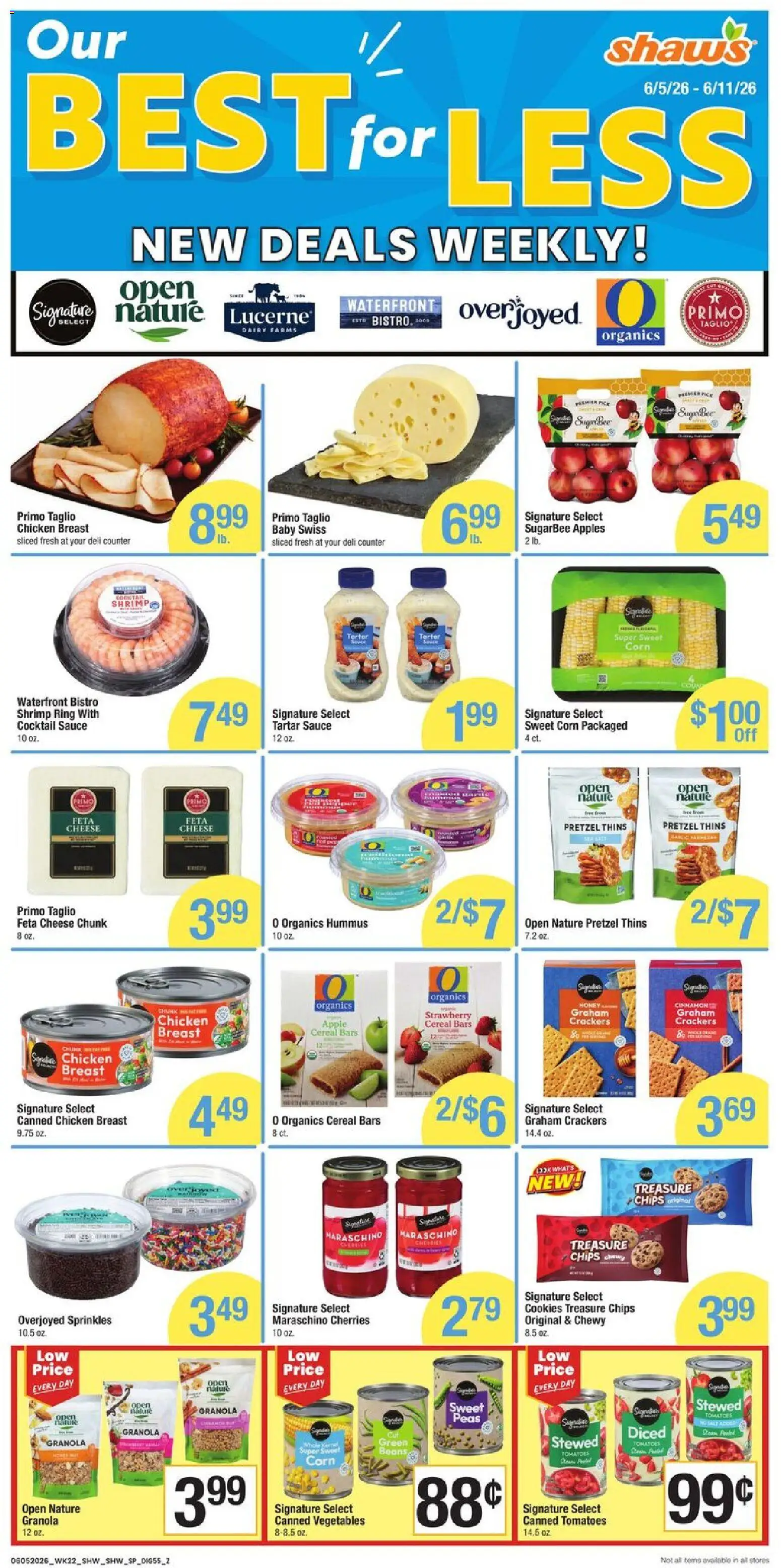 Shaw's Weekly Ad - RI - valid from 05.06.2026 | Page: 8 | Products: Ring, Apples, Cookies, Sauce