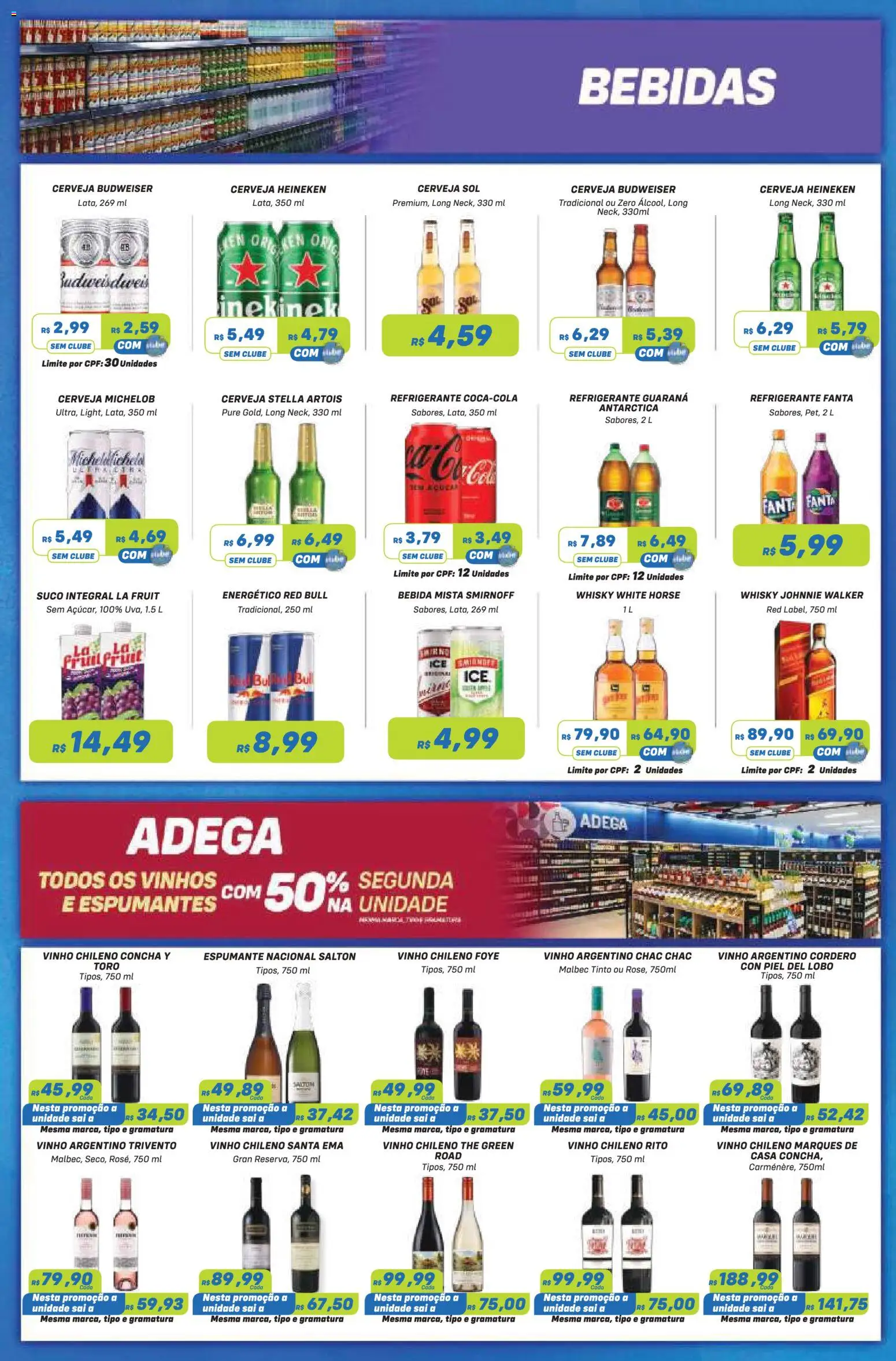 Prezunic Folheto - válido de 10/09/2026 | Página: 6 | Produtos: Energético Red Bull, Guaraná, Energético, Espumante