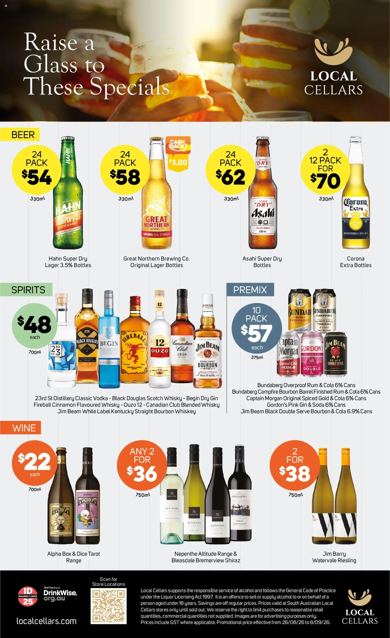 Foodland catalogue - valid from 25/08/2026 | Page: 33 | Products: Alcohol, Wine, Beer, Hat
