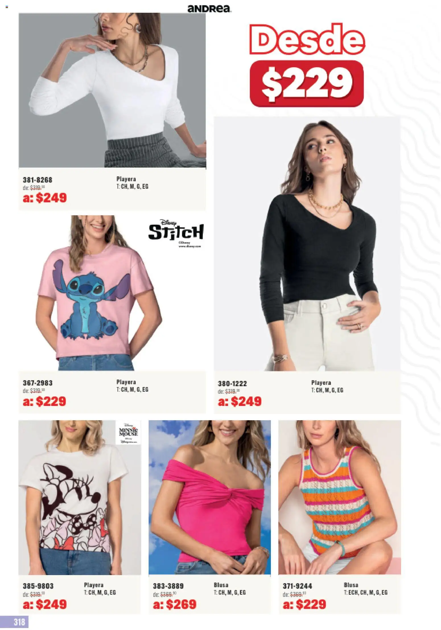 Nuevas ofertas de Andrea válidas en toda la República Mexicana desde el 31.05.2026. ¡Encuentra las mejores ofertas en Andrea catálogo Outlet! | Página: 318
