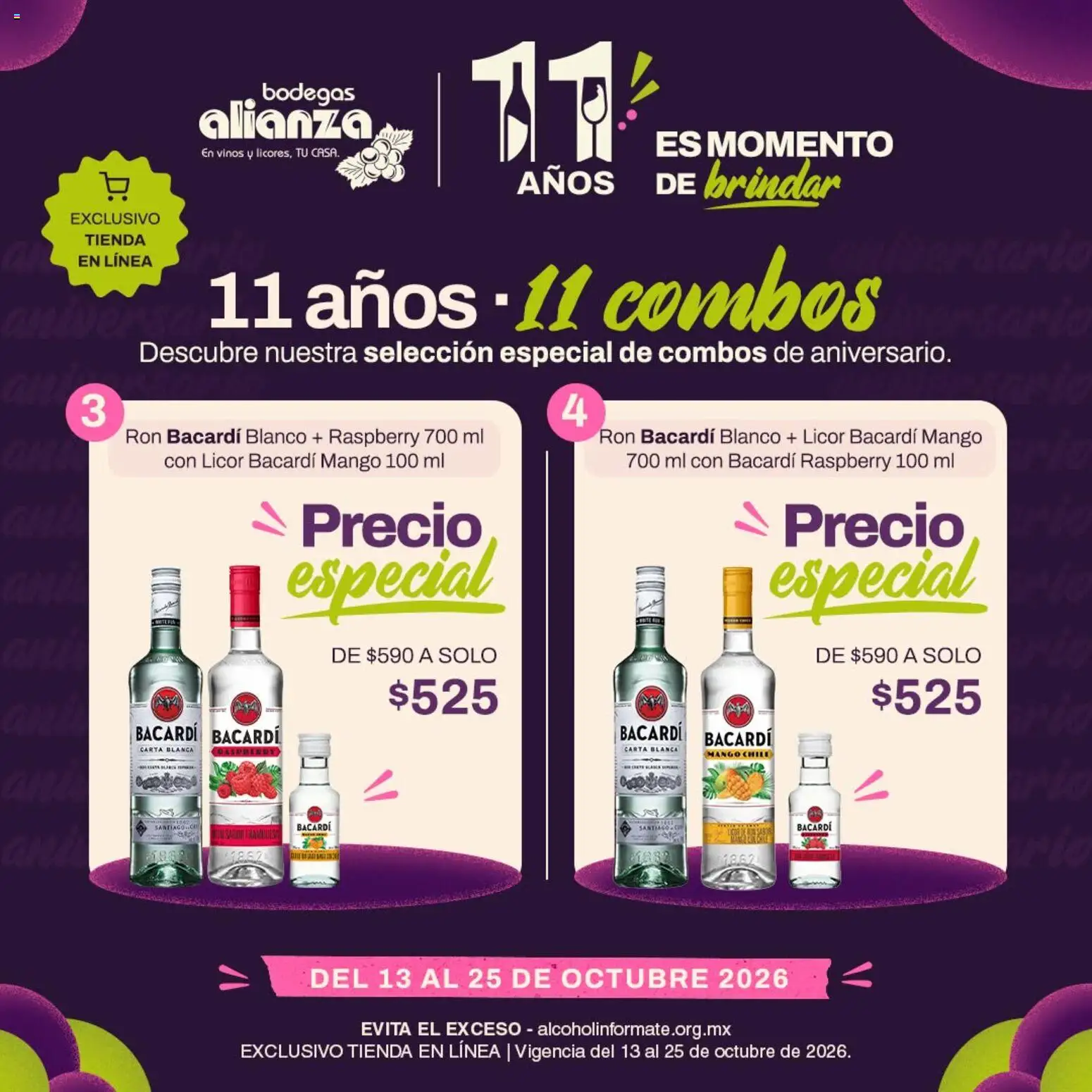 Nuevas ofertas de Bodegas Alianza válidas en toda la República Mexicana desde el 13/10/2026. ¡Encuentra las mejores ofertas en Bodegas Alianza catálogo 11 años 11 combos! | Página: 2
